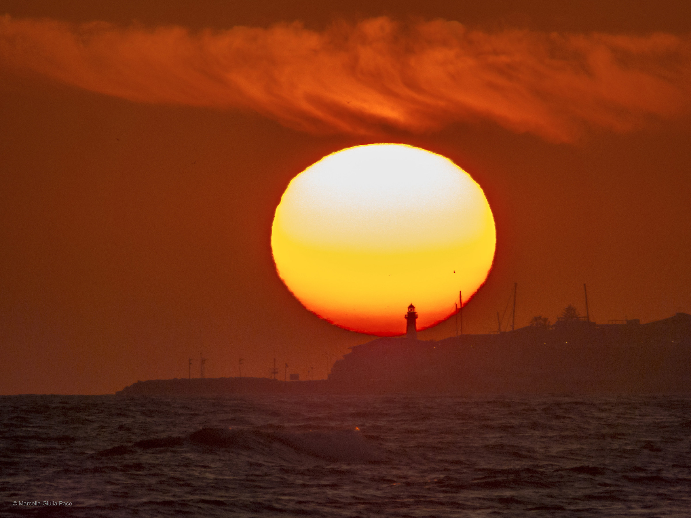 Sunset on "Montalbano lighthouse" - Punta Secca (R...
