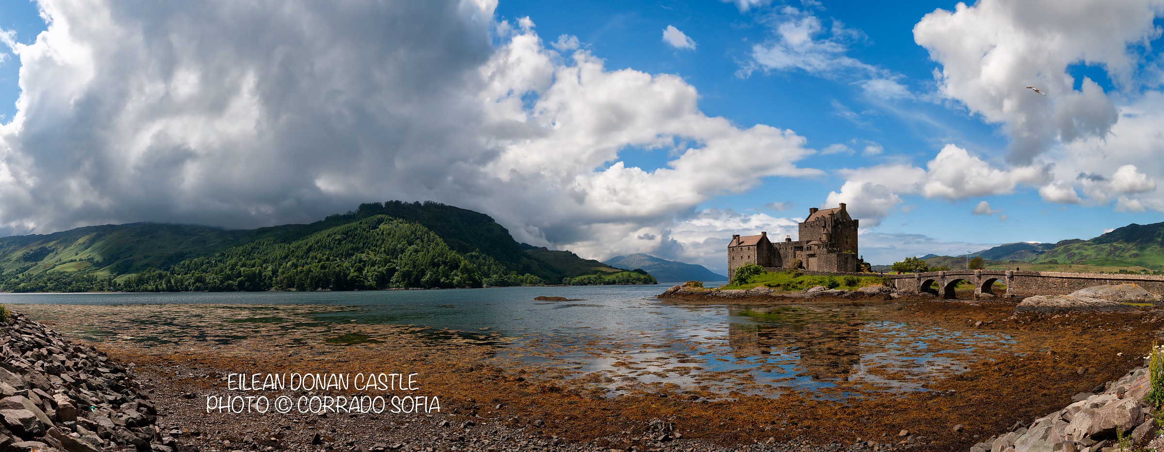 Panoramica all'Eilean Donan Castle 2