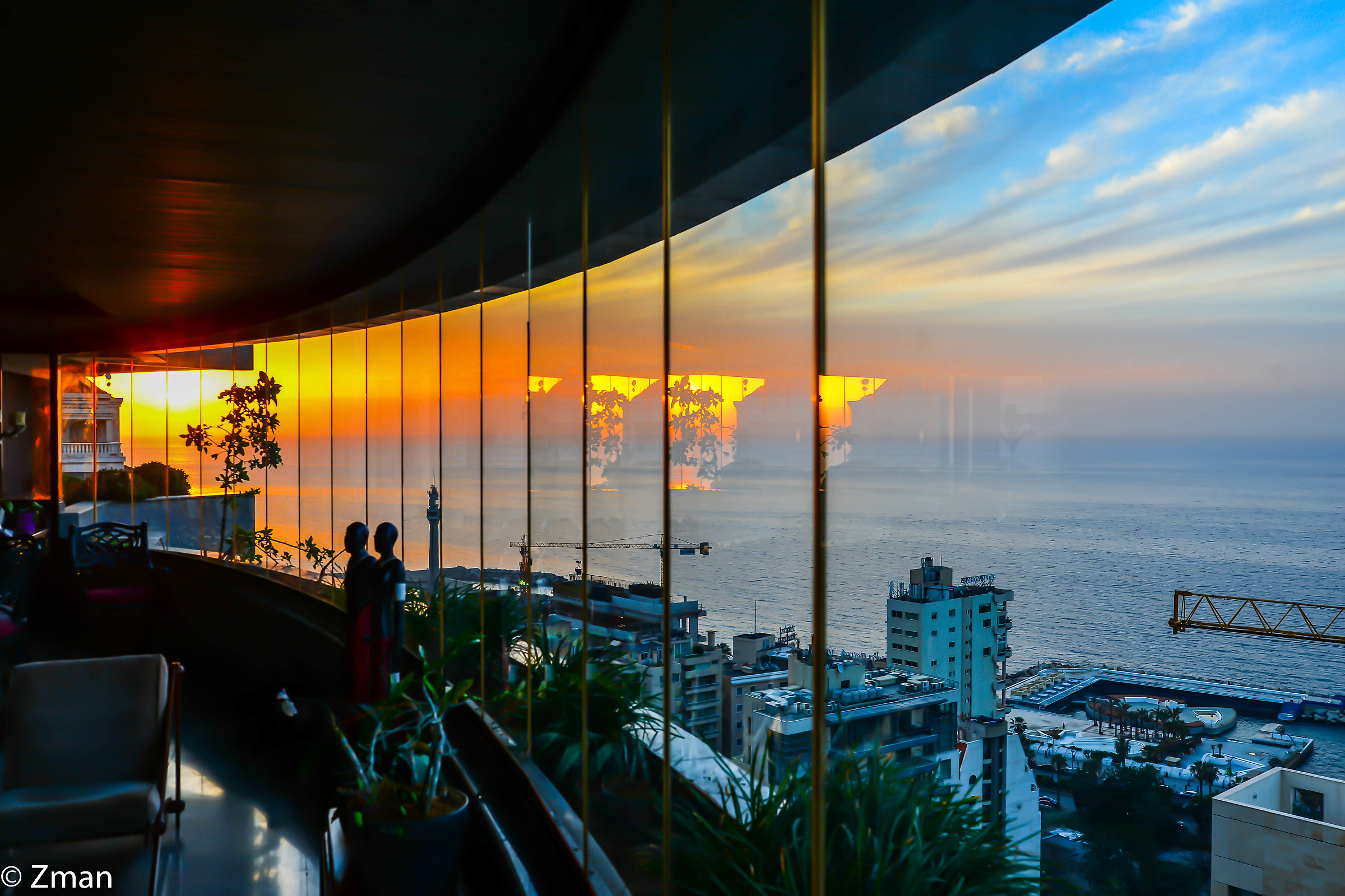 Tramonto dal nostro balcone