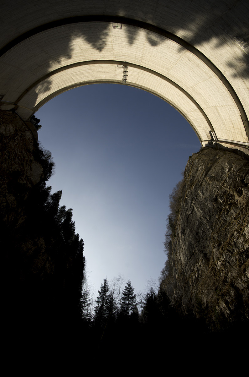 the dam of Val Noana in Primiero