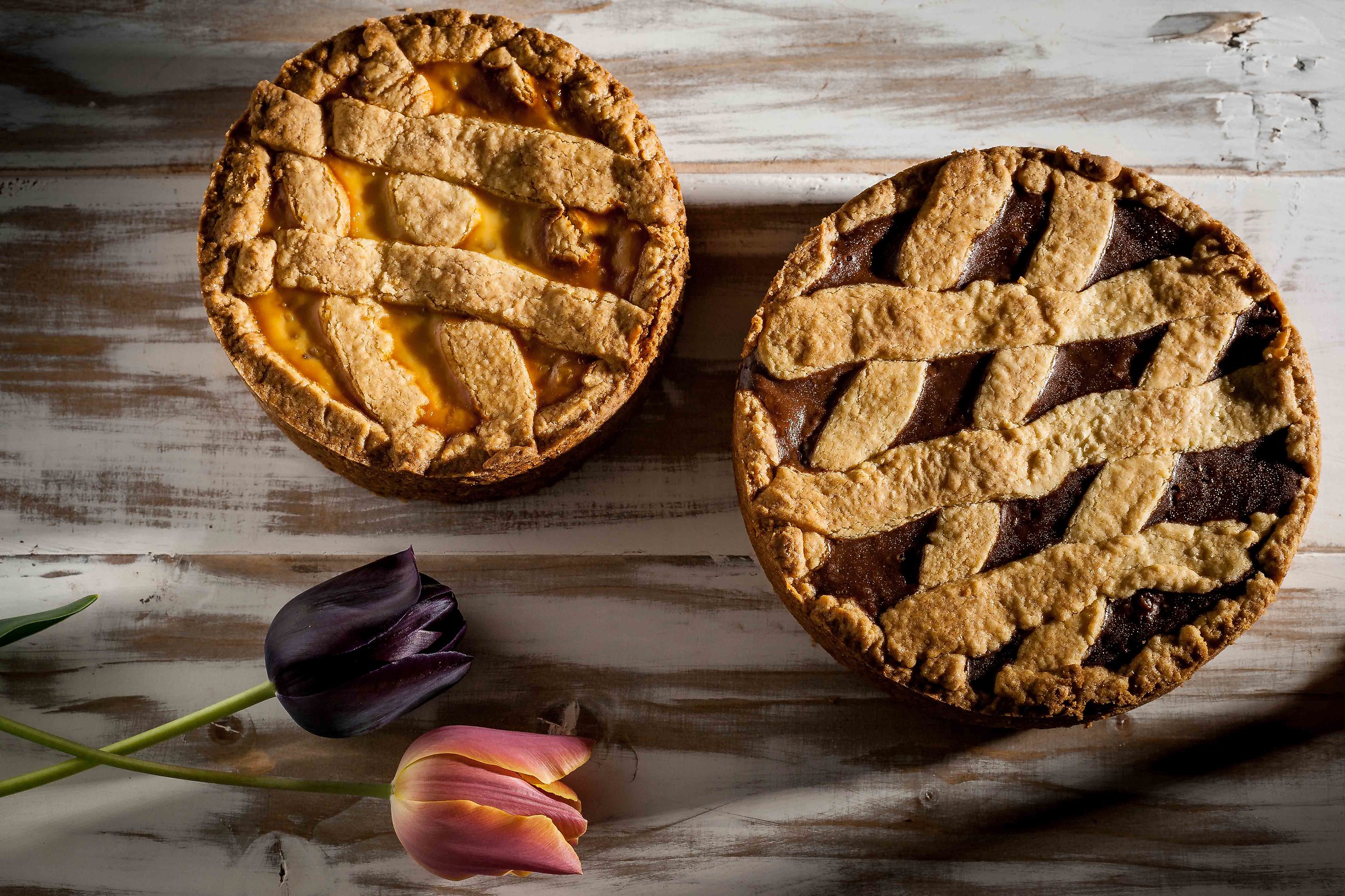 Pastiere Neapolitan, classical and chocolate