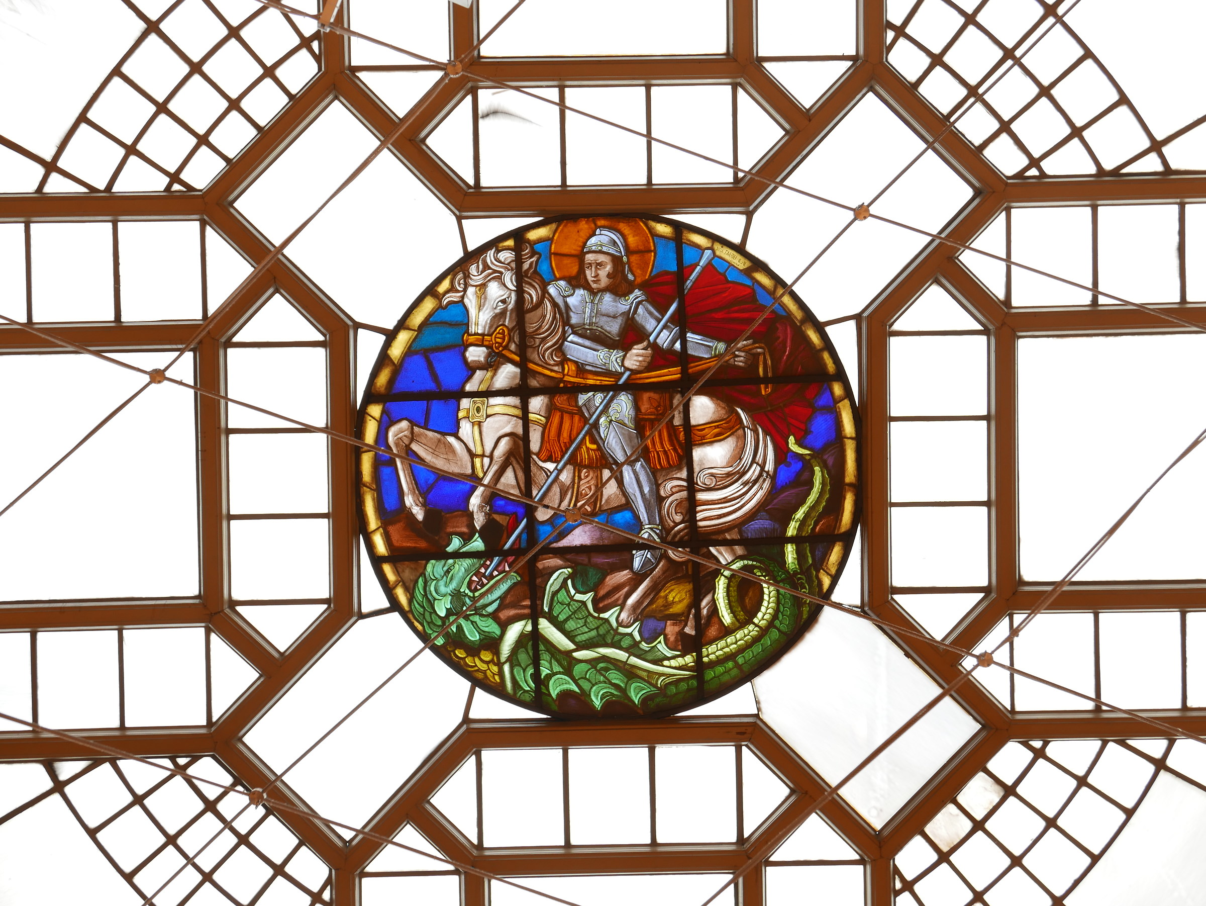 Vetrata soffitto Sala delle grida (Borsa valori)