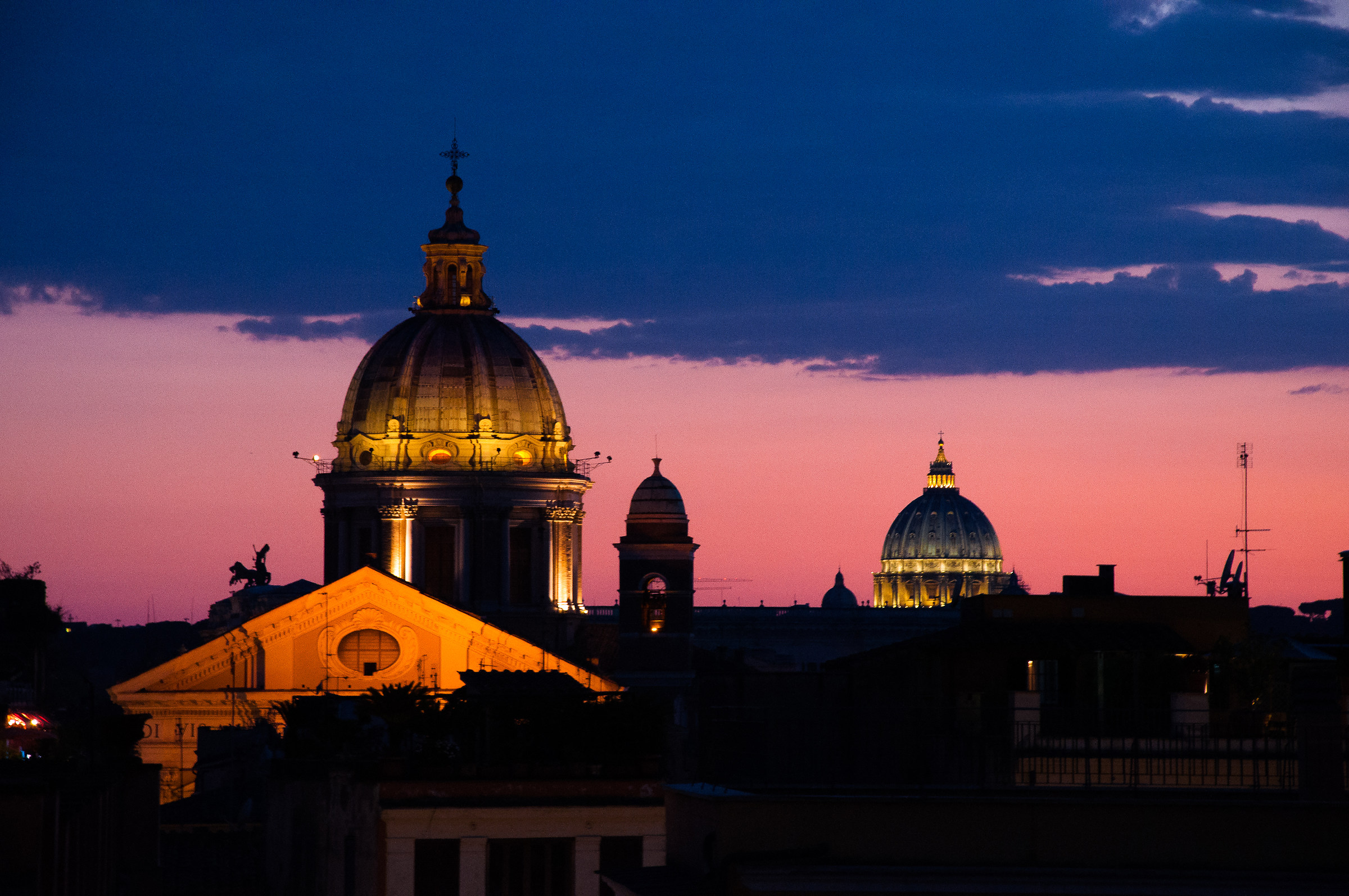 Rome at sunset