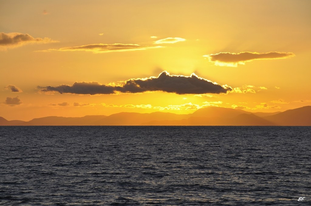 Sunset in the Peloponnese, Greece