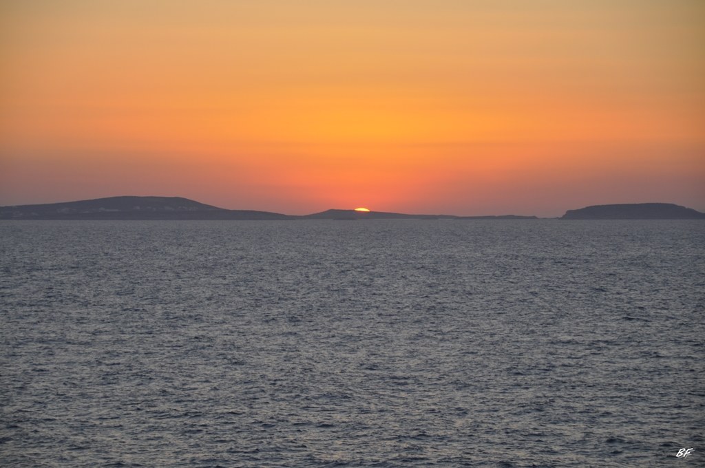 Sunset in Naxos, Greece