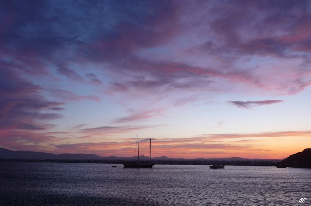 Sunset in Naxos, Greece