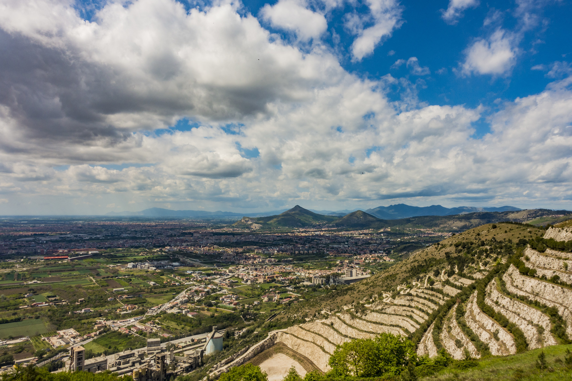 Veduta di Caserta dal Santuario di San Michele
