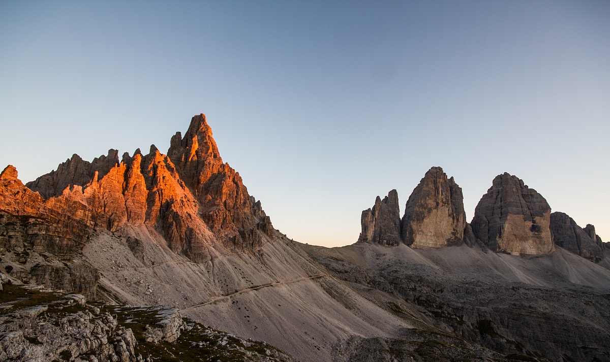 Monte Paterno e Tre Cime