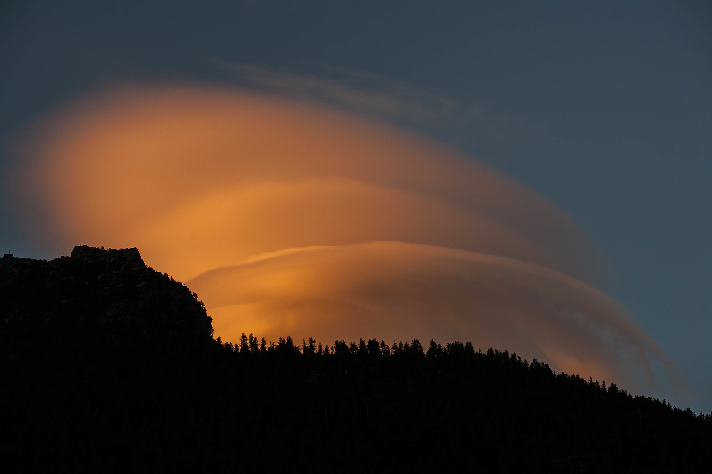 Sunrise on the Colle della Crocetta, Ceresole Reale