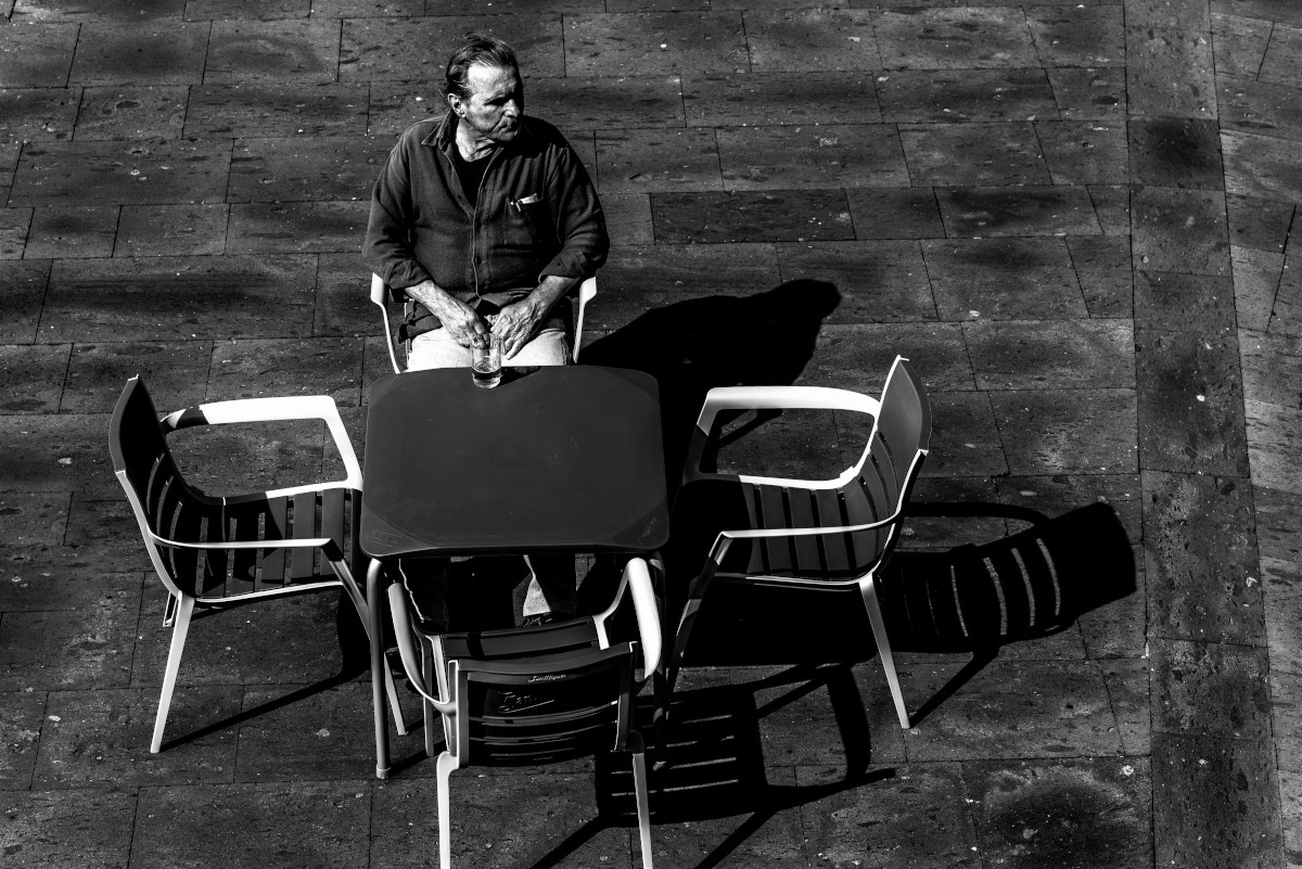 I will be what I am a lonely man .........