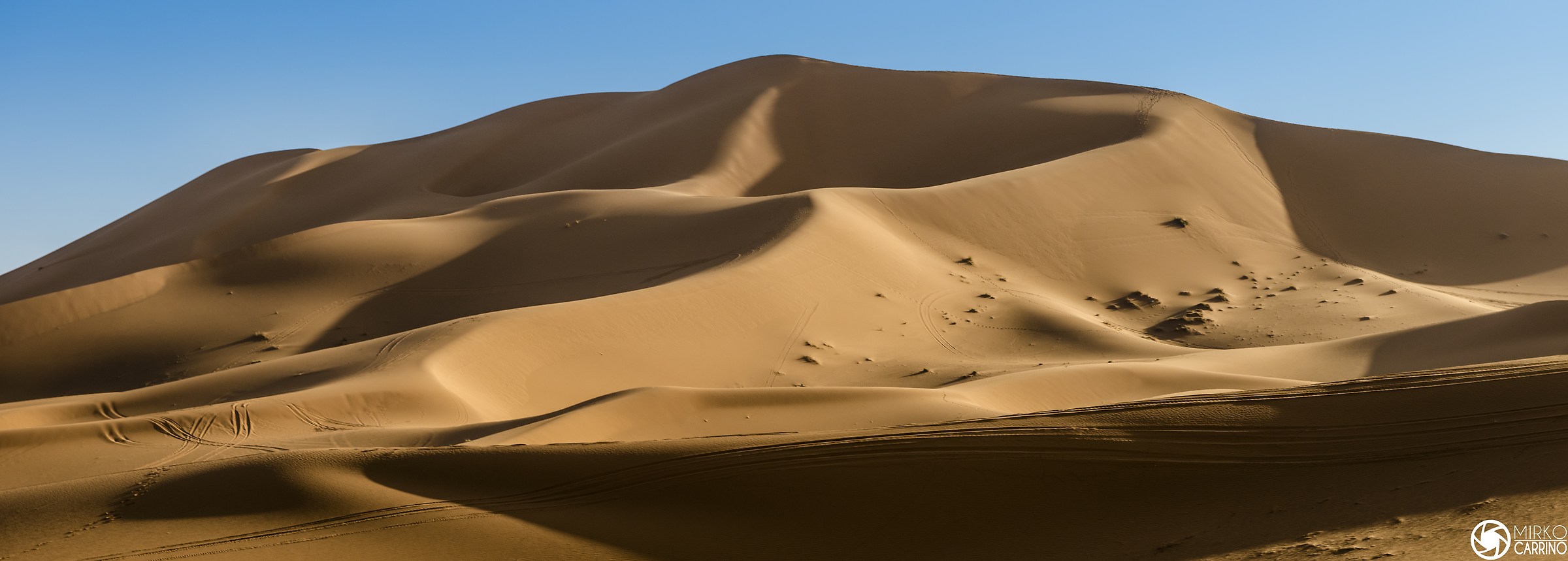 Shadows in the desert