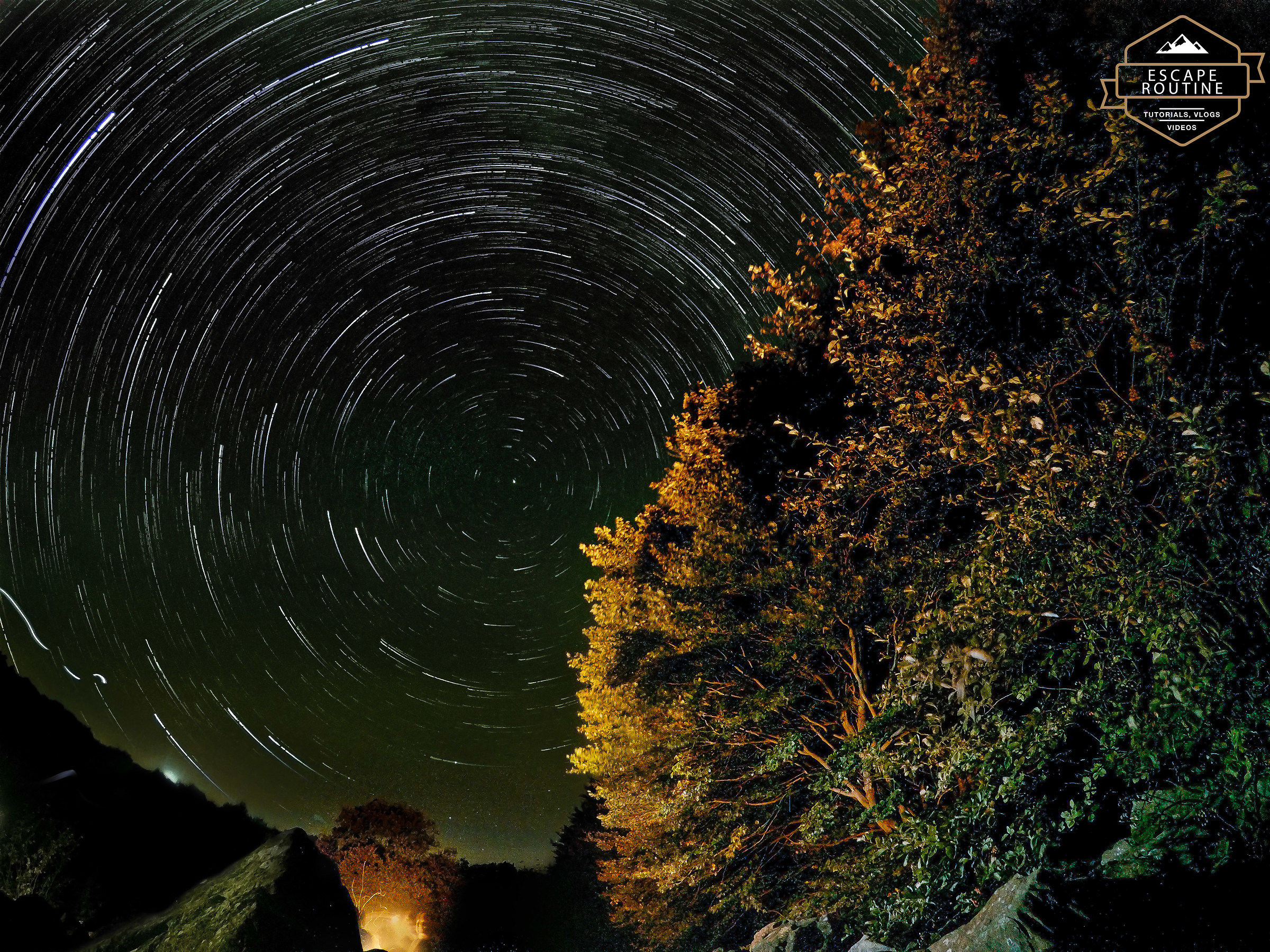 Startrail from gopro