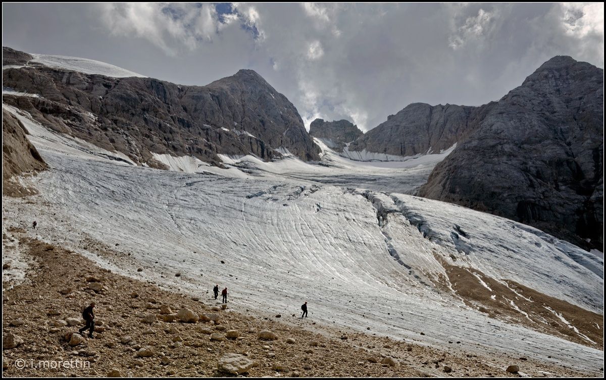 At the end of glacier