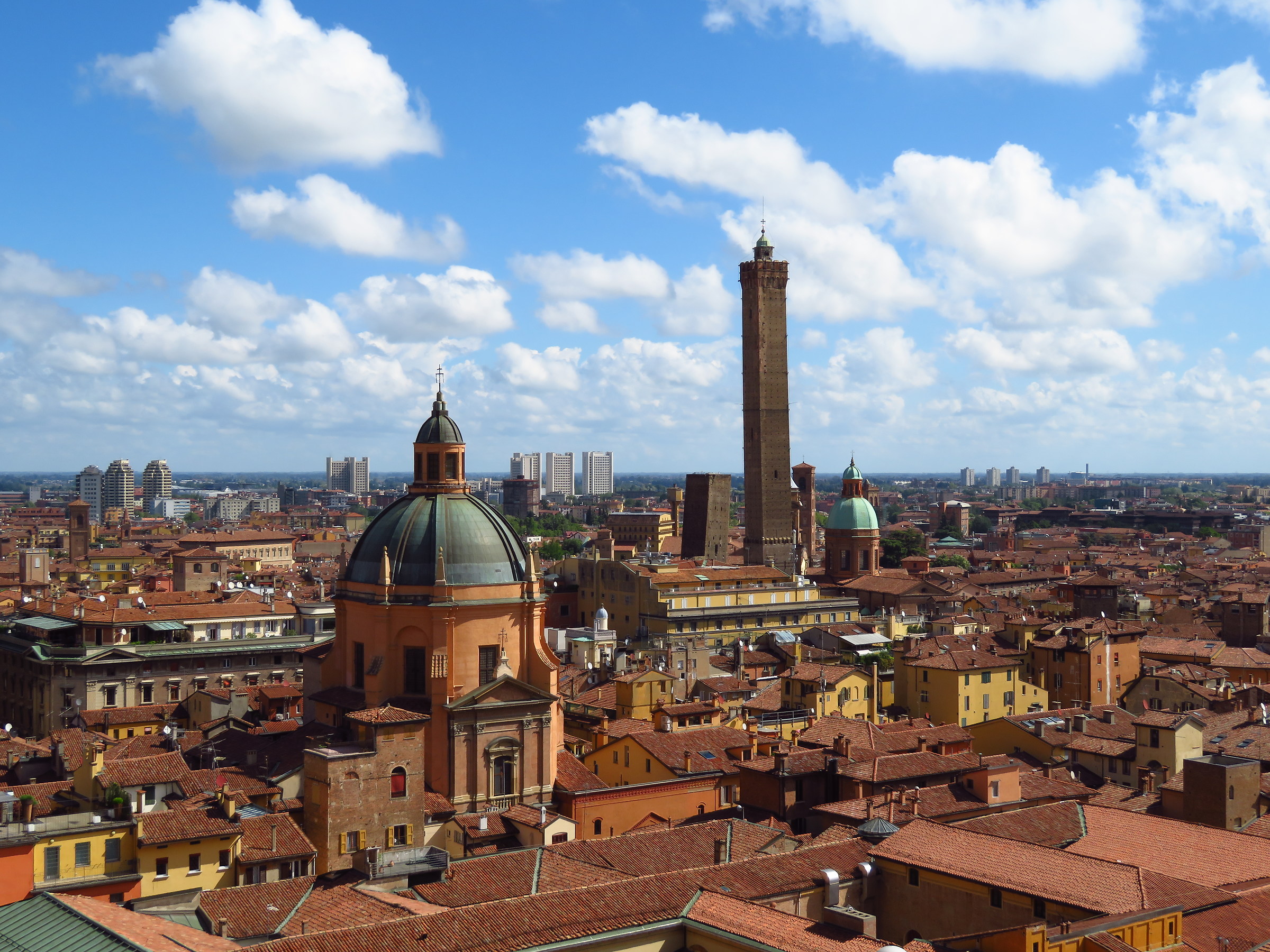 View from the terrace of San Petronio