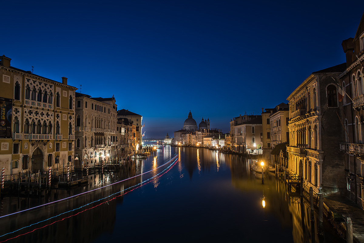 Grand Canal from the Accademia bridge, in the background