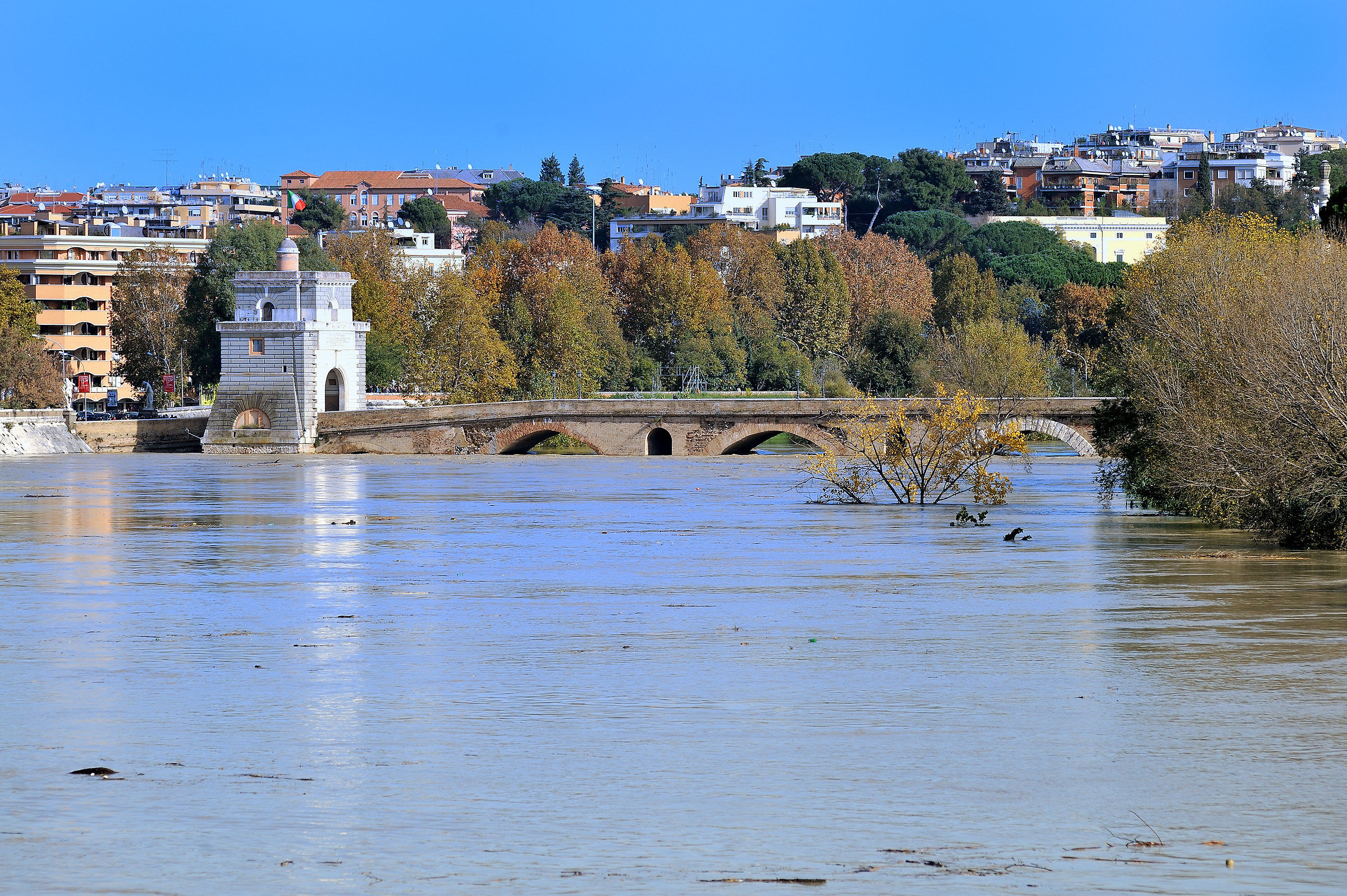 Bridges Historical Roman Ponte Milvio (Full Nov. 2012)