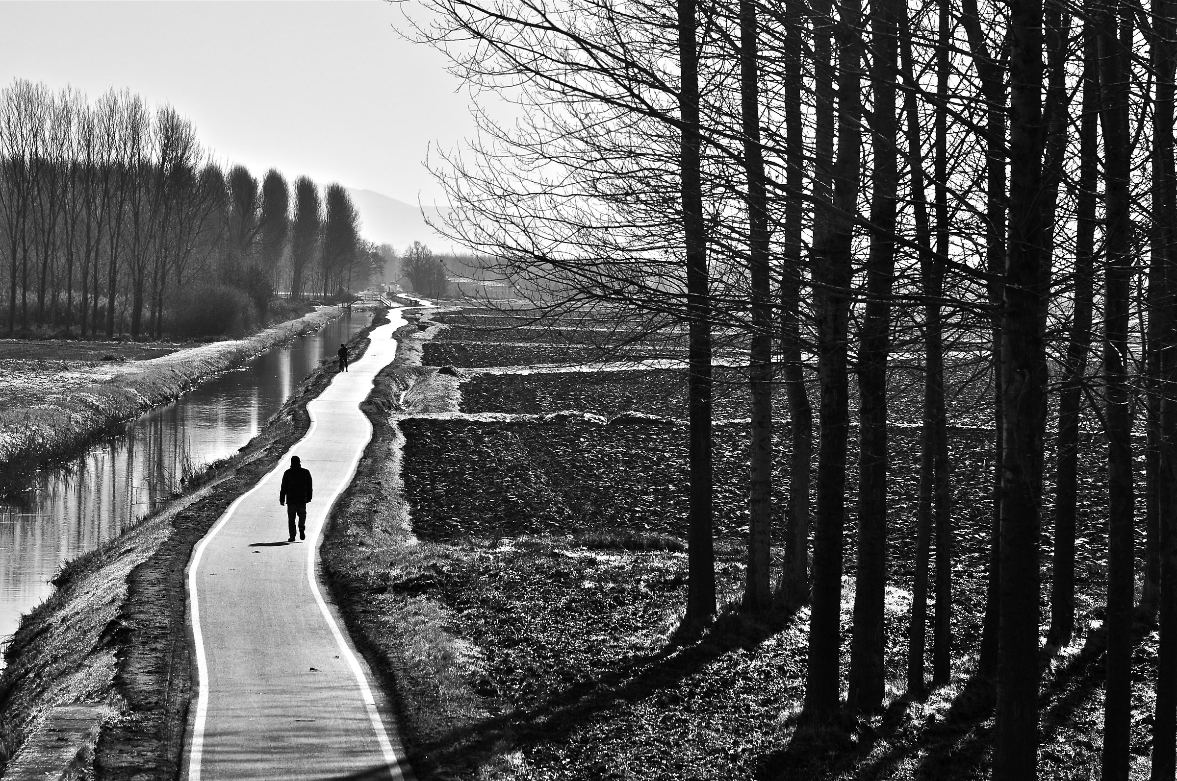 una strada per raccogliere i nostri pensieri