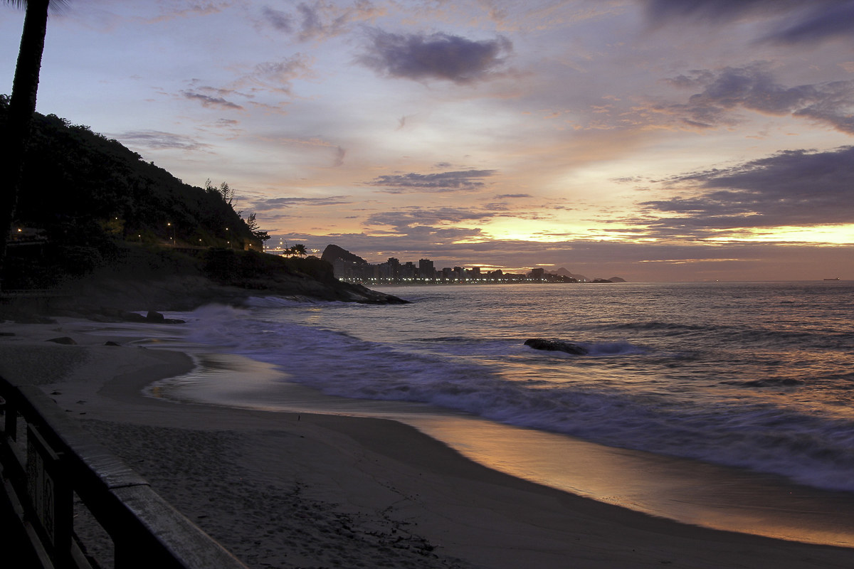 RIO at sunset