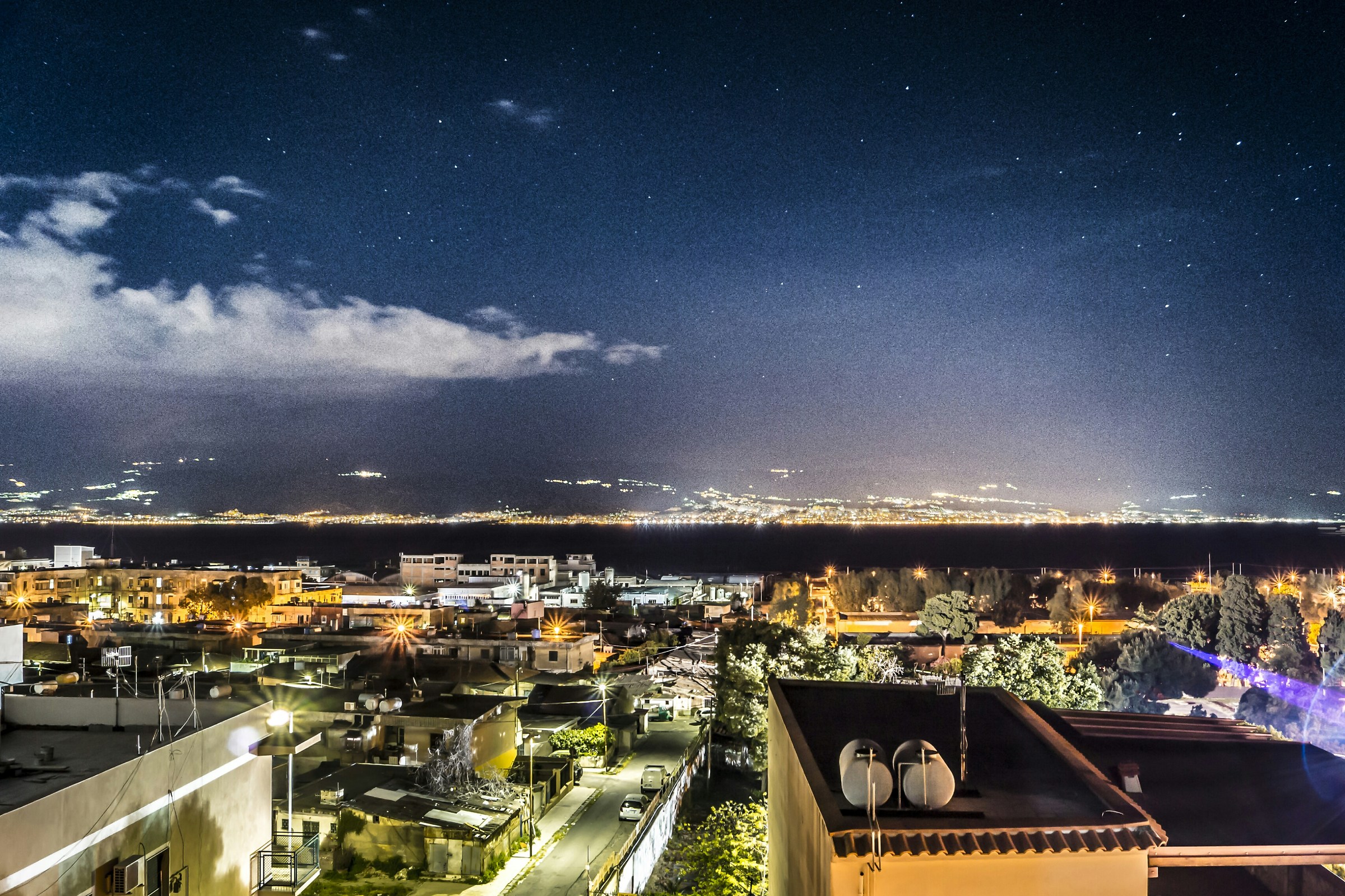 Reggio view from Messina