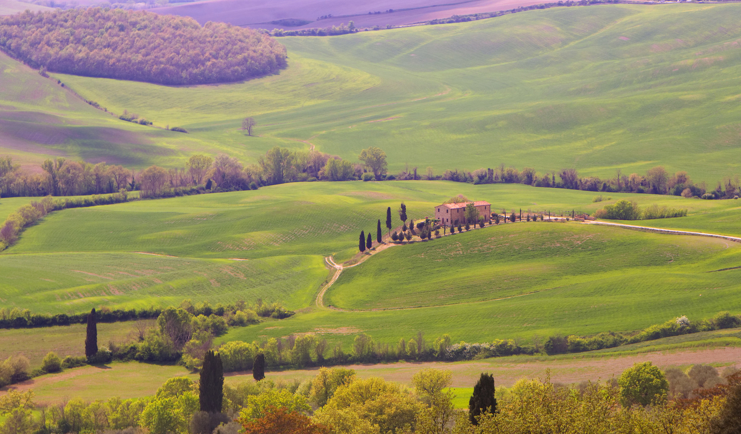 Panorama from Pienza