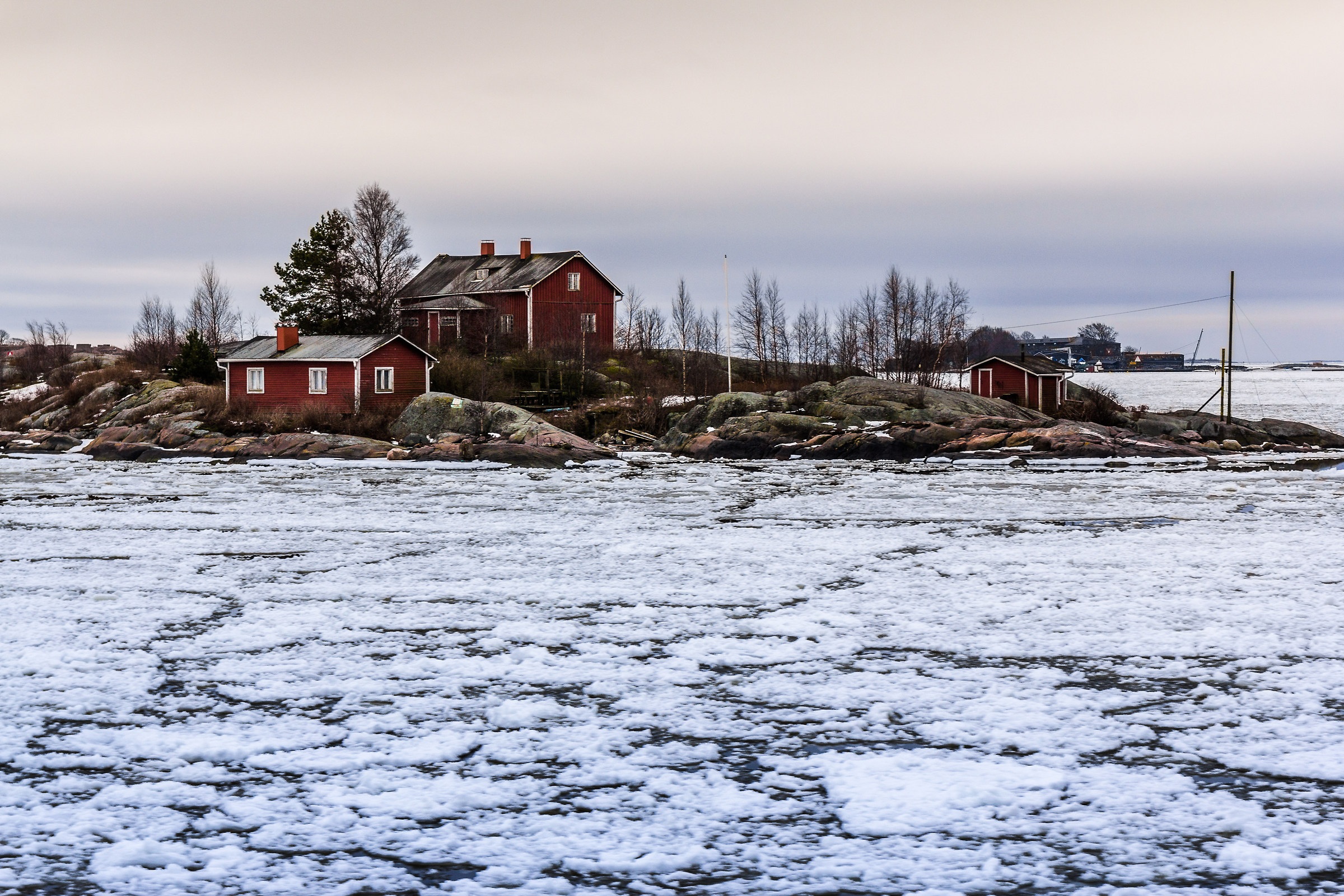 Near the Helsinki harbour