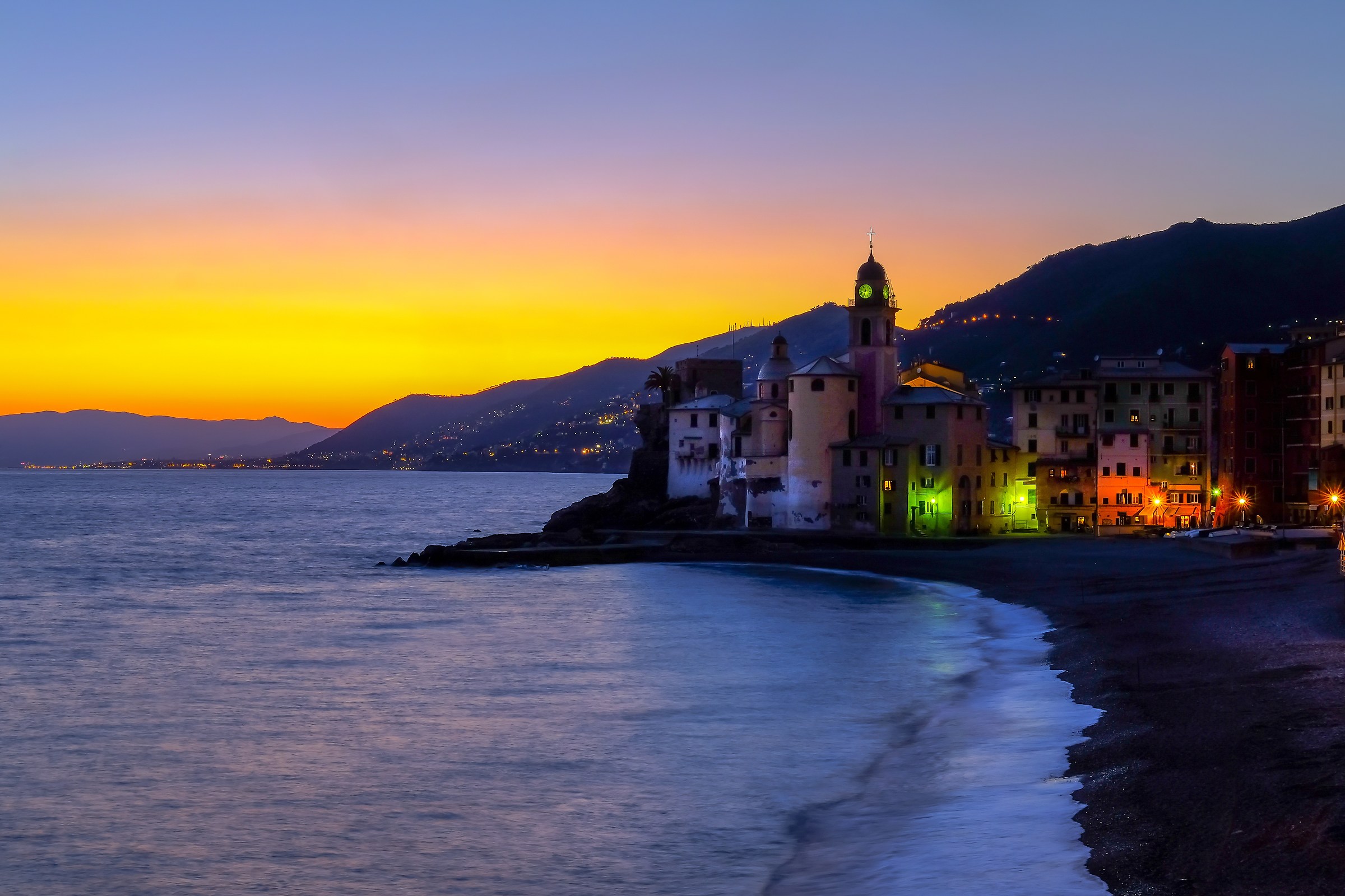 Camogli, blue hour