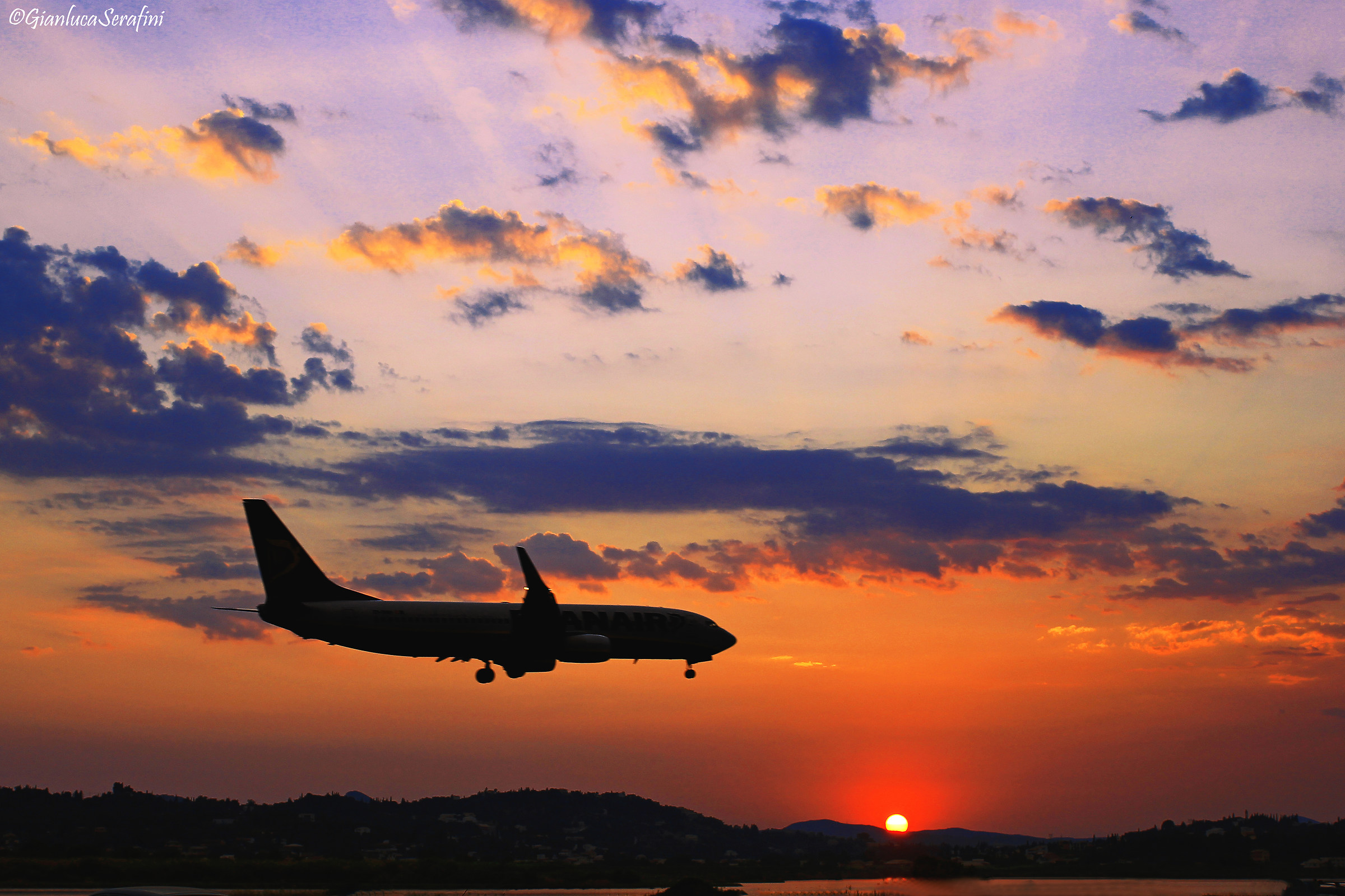 Landing in Kérkyra (Corfù)