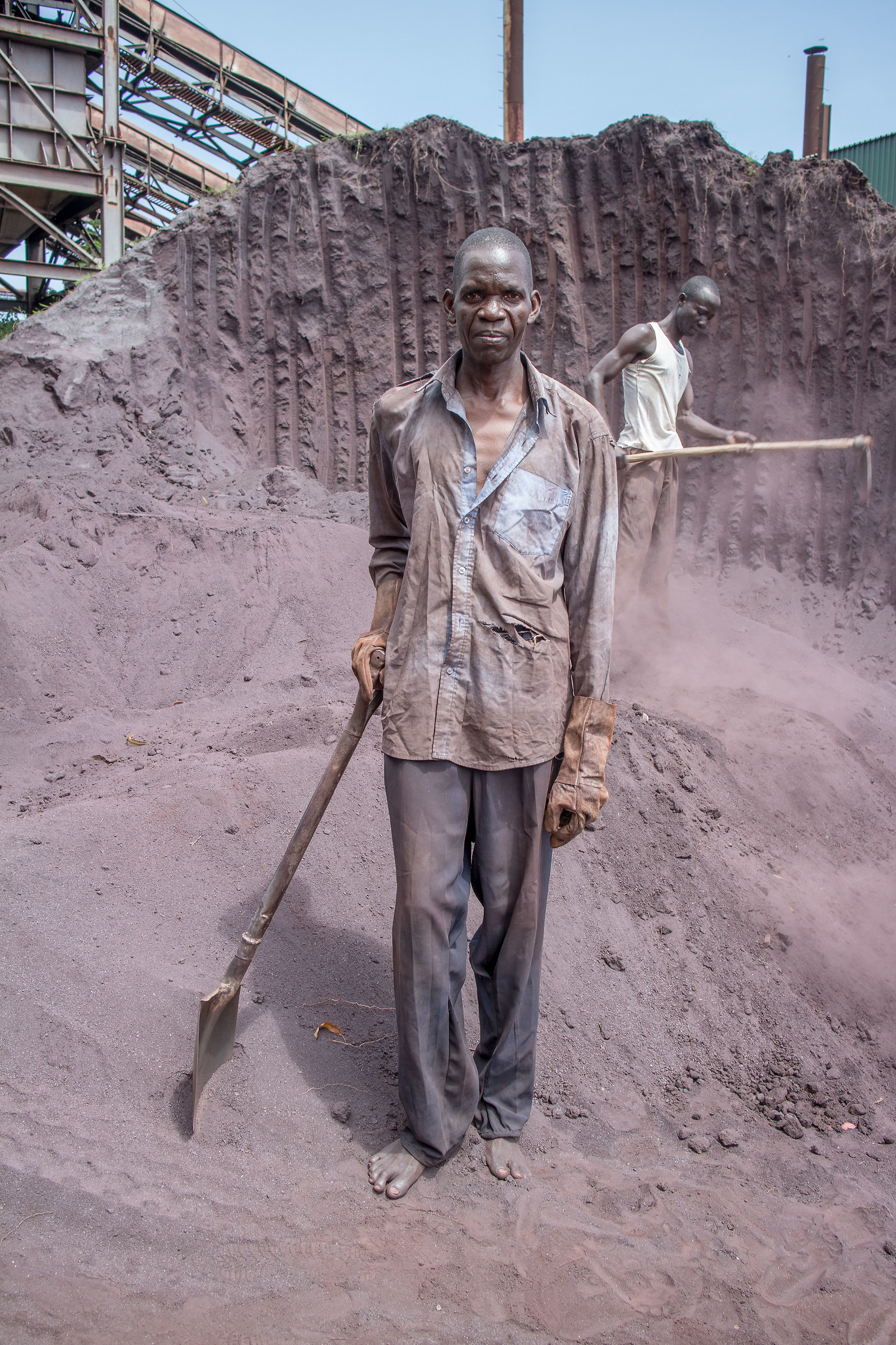 Iron digger. Uganda