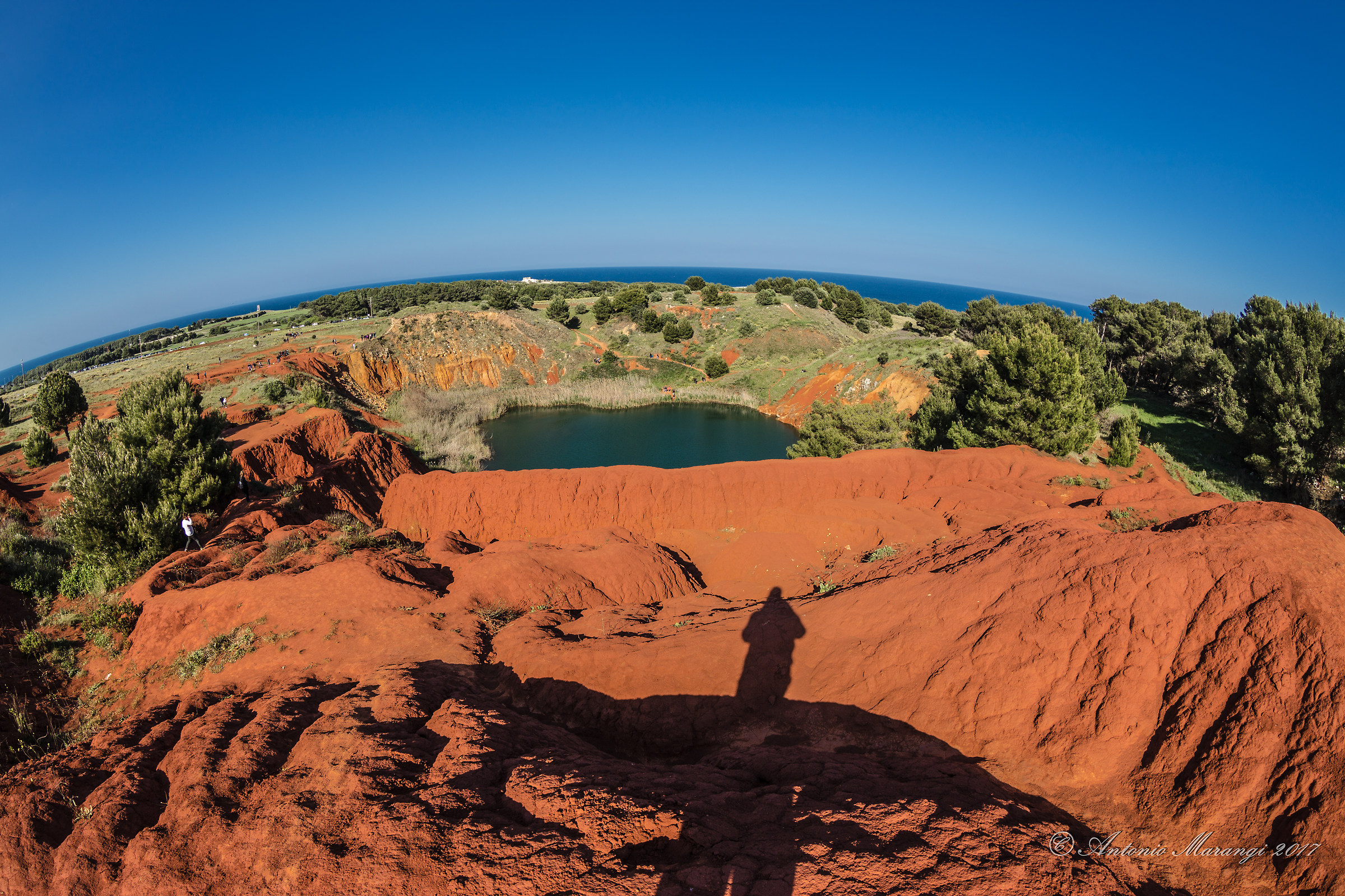 former bauxite quarry (otranto)