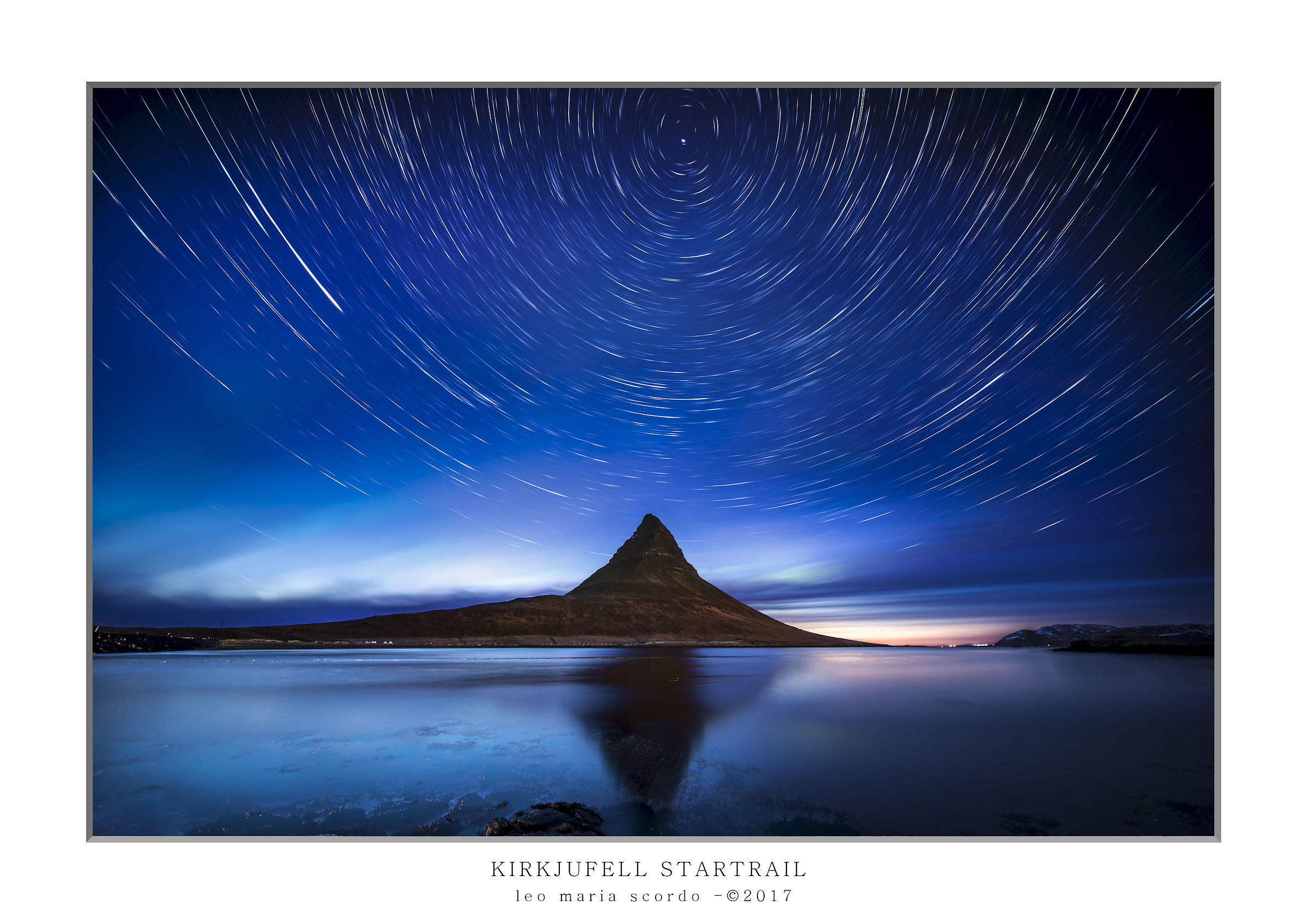 Kirkjufell Startrail