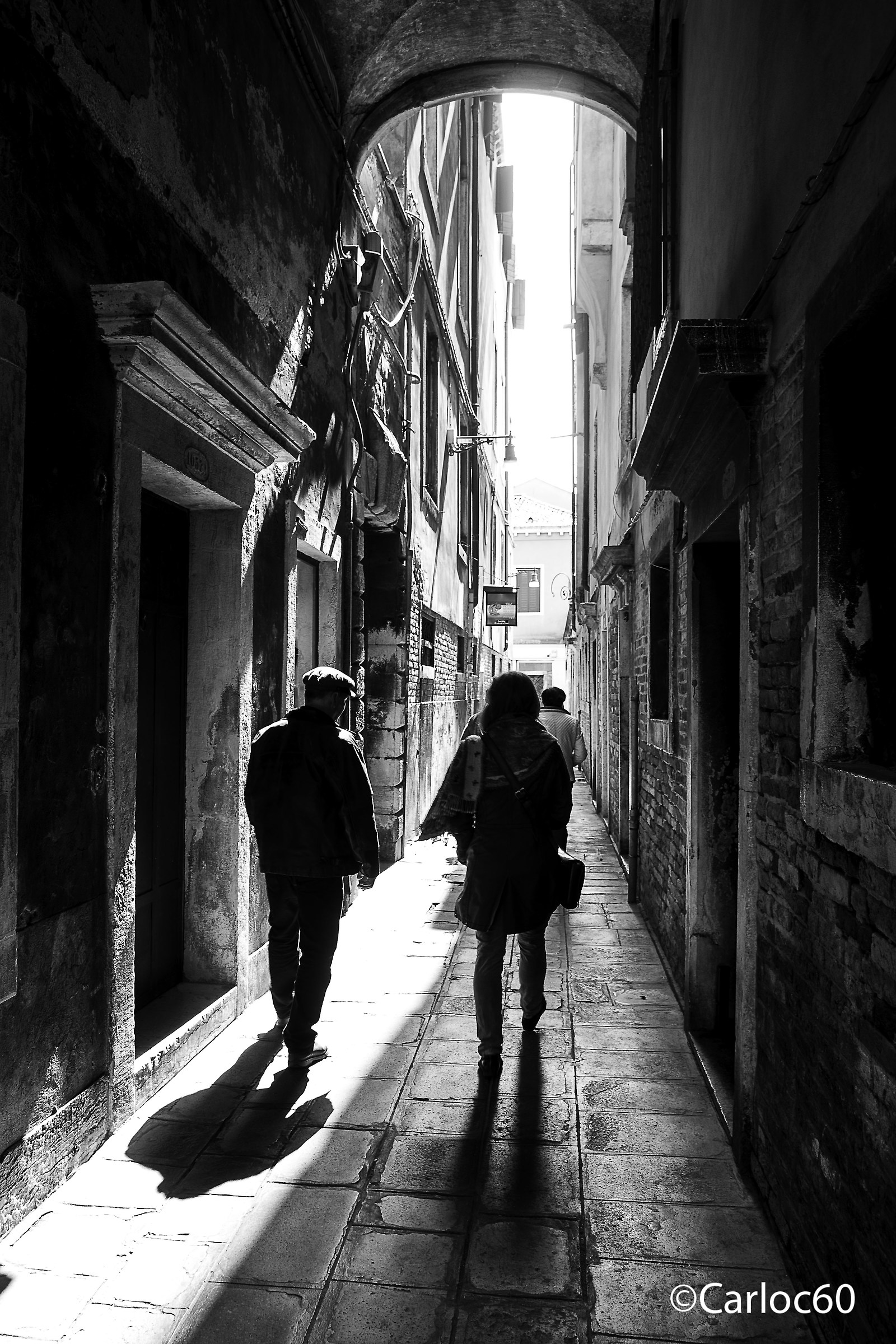 Backlit between the calluses