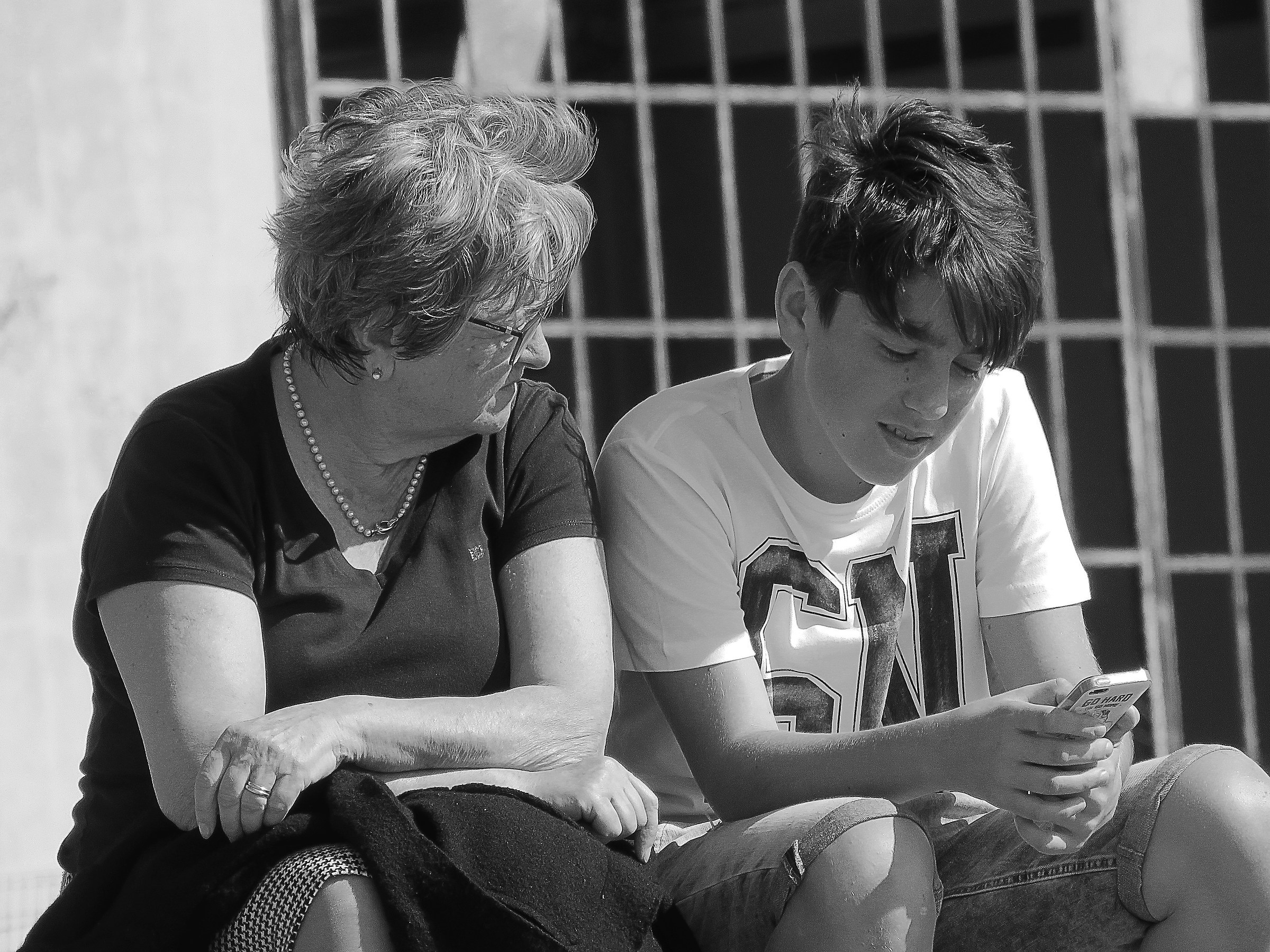 Due chicchere con la nonna