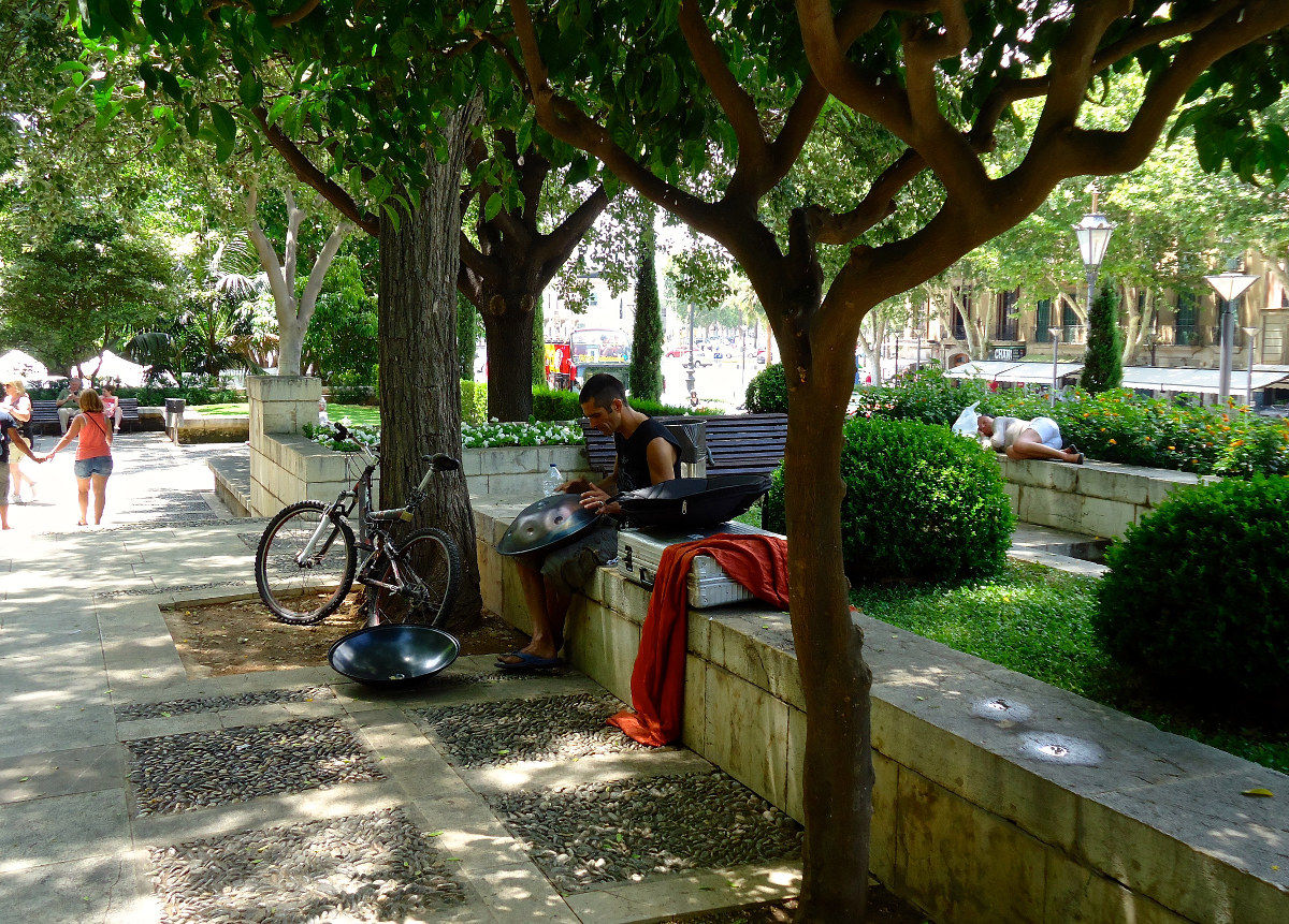 Lulled by soft music