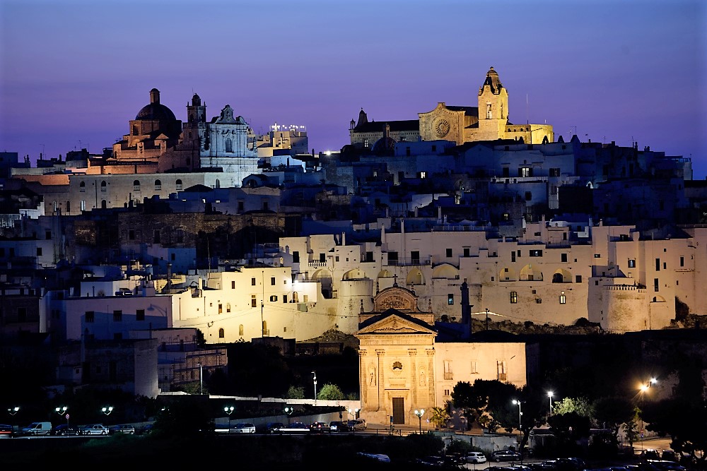 Ostuni blue hour