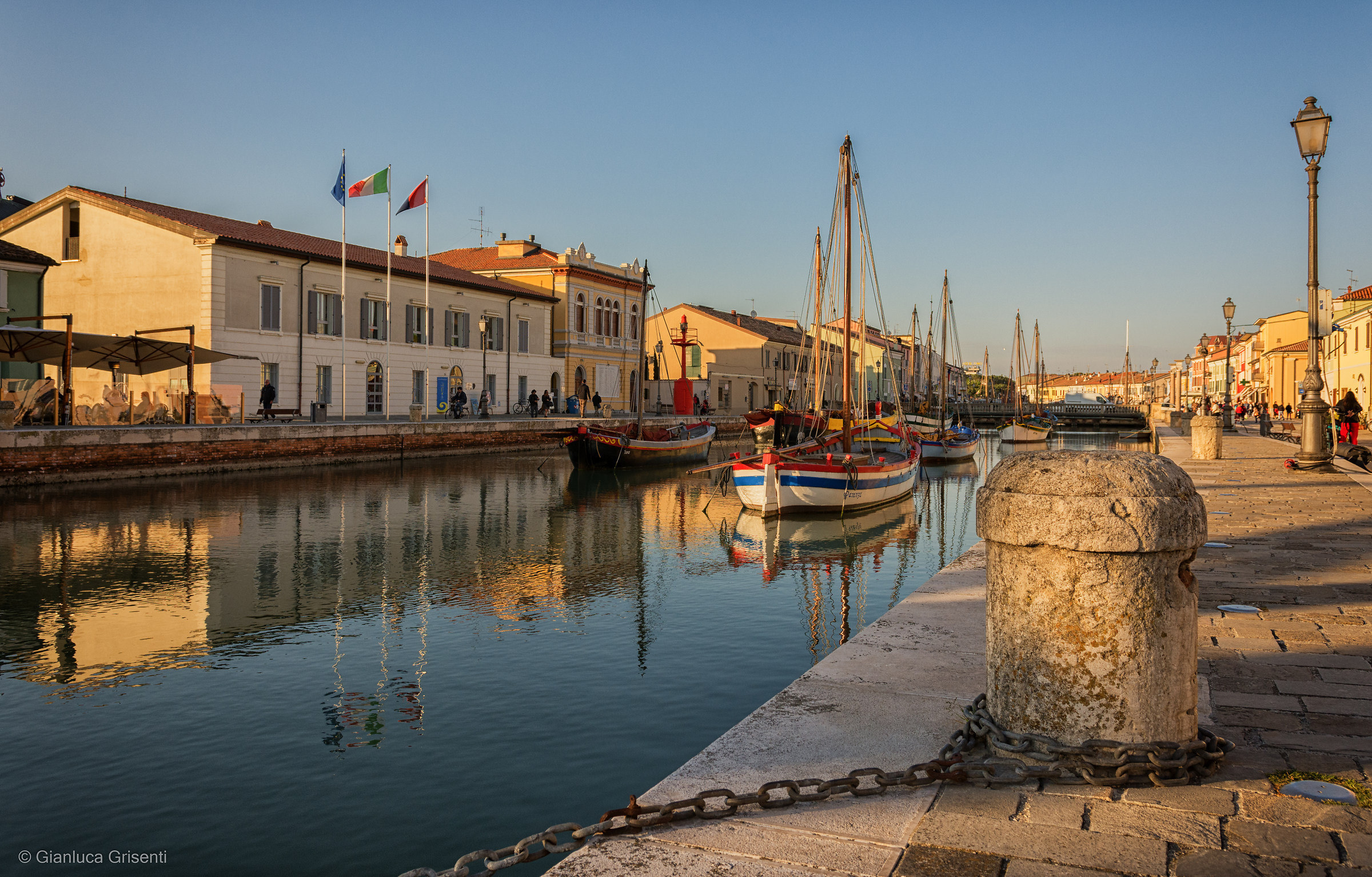 Cesenatico at sunset HDR 1