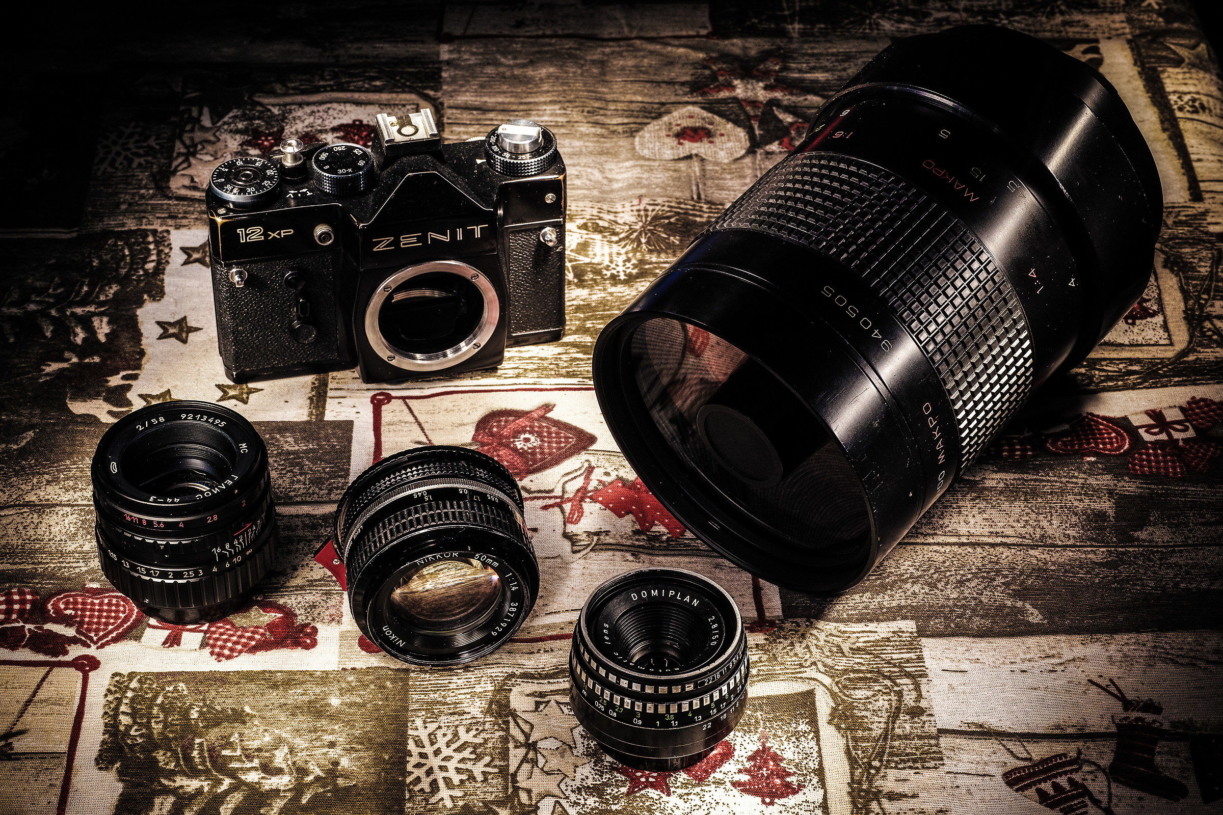 vintage light painting