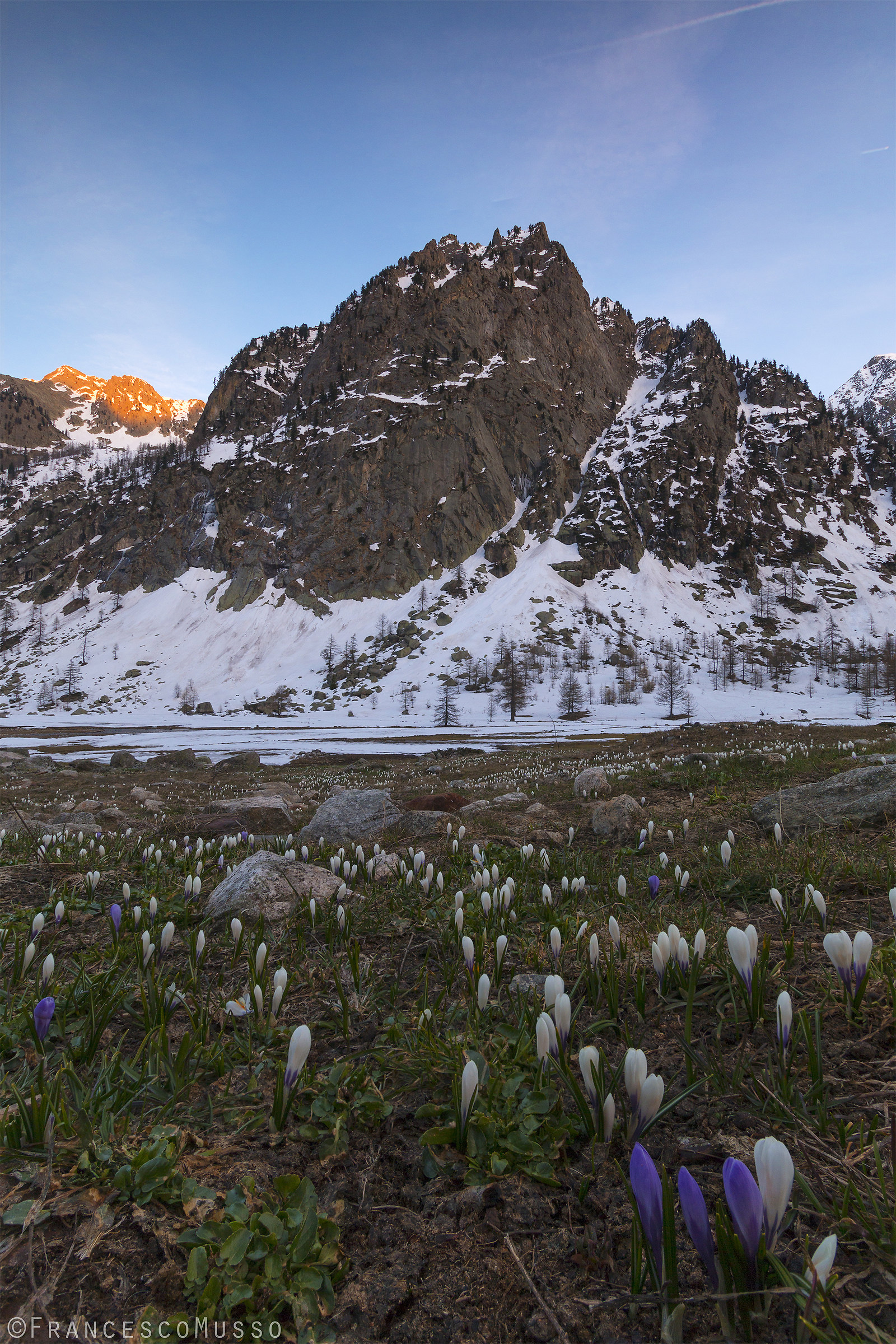 Spring Sunset at the Piana del Valasco