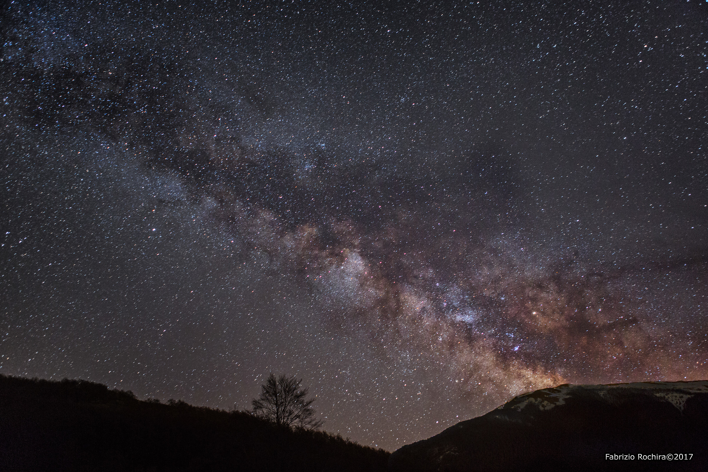 Via Lattea dai monti del Pollino