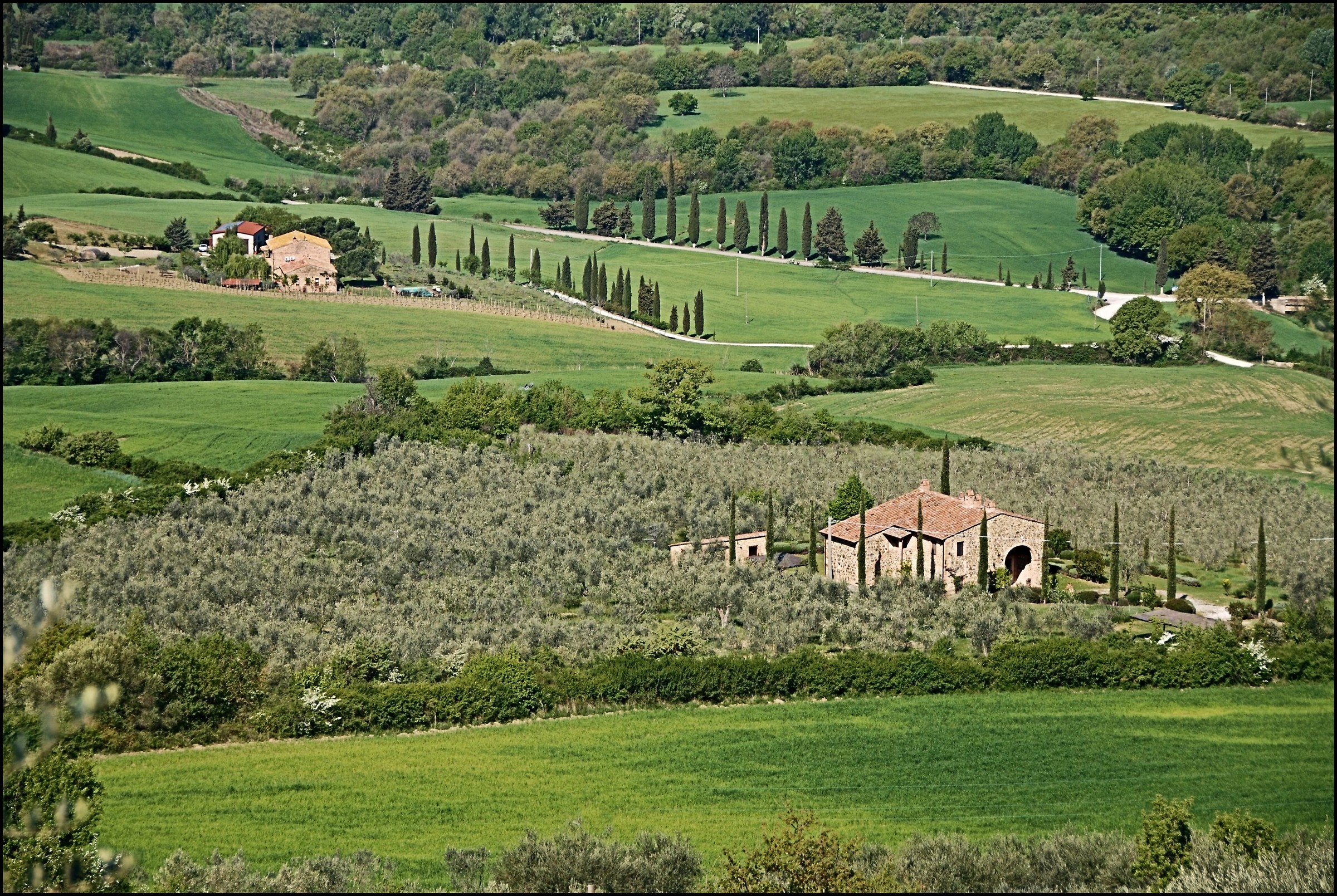 Paesaggio in Val d'Orcia