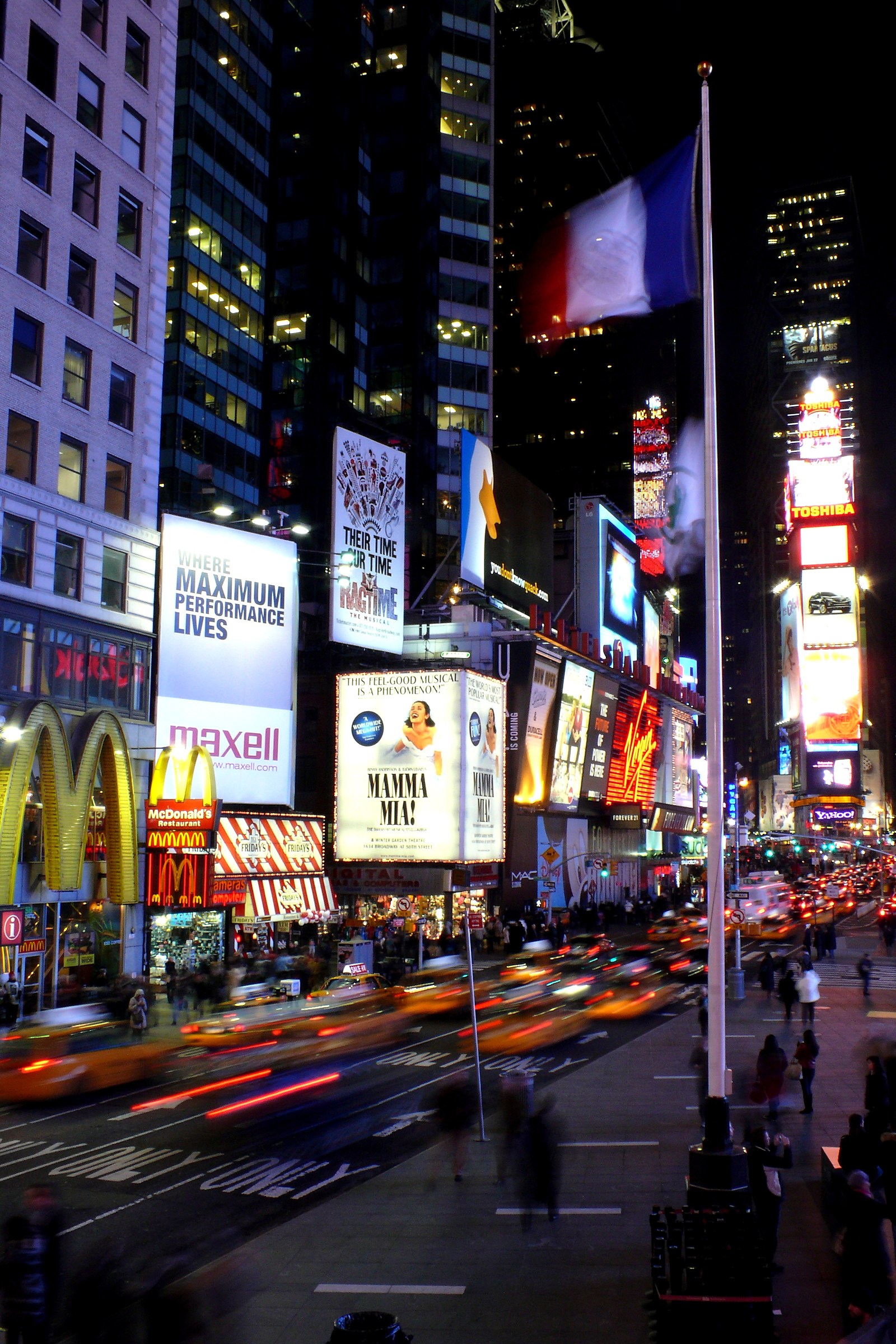 Time Square night time