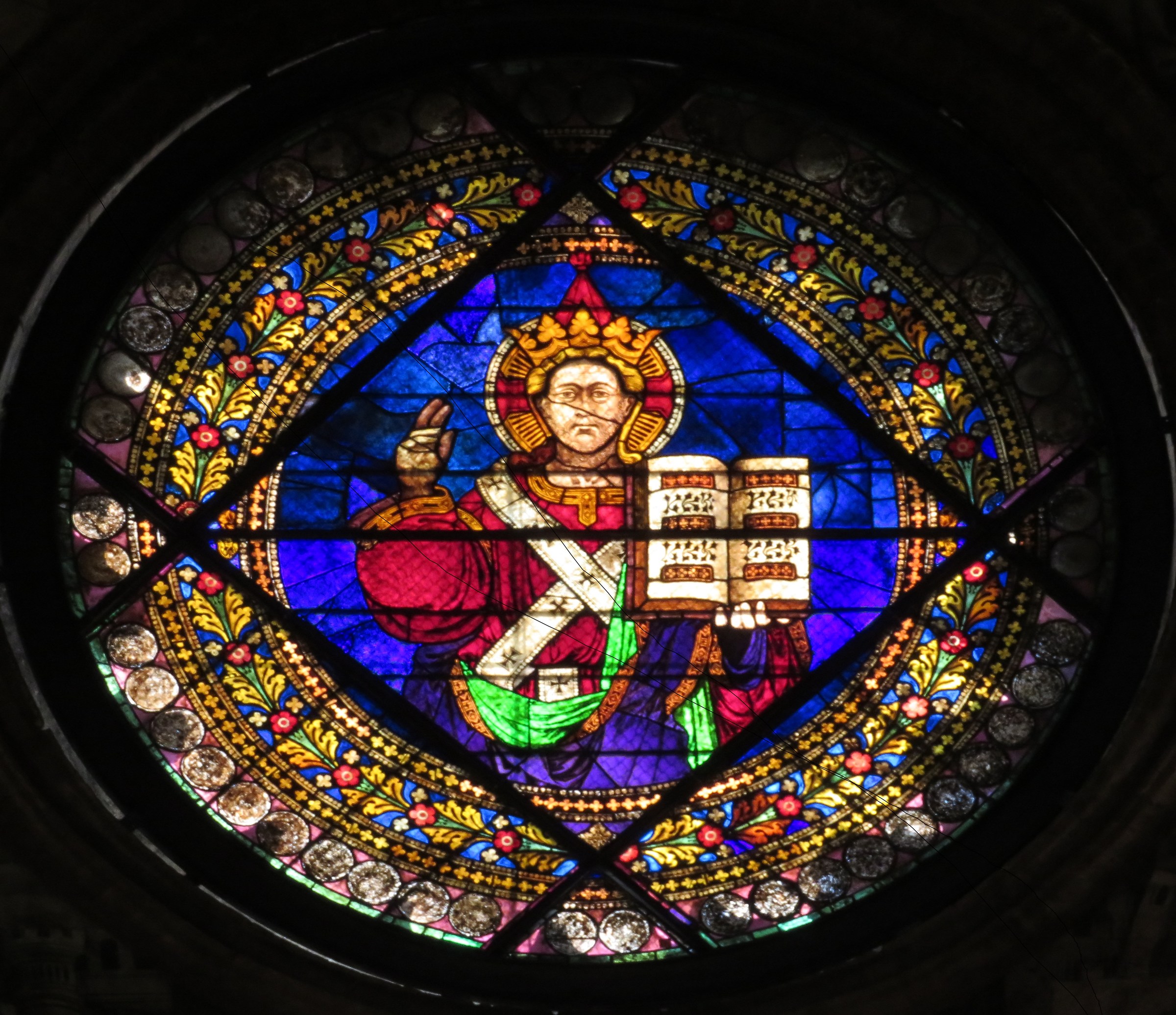 Stained glass windows at San Petronio 2