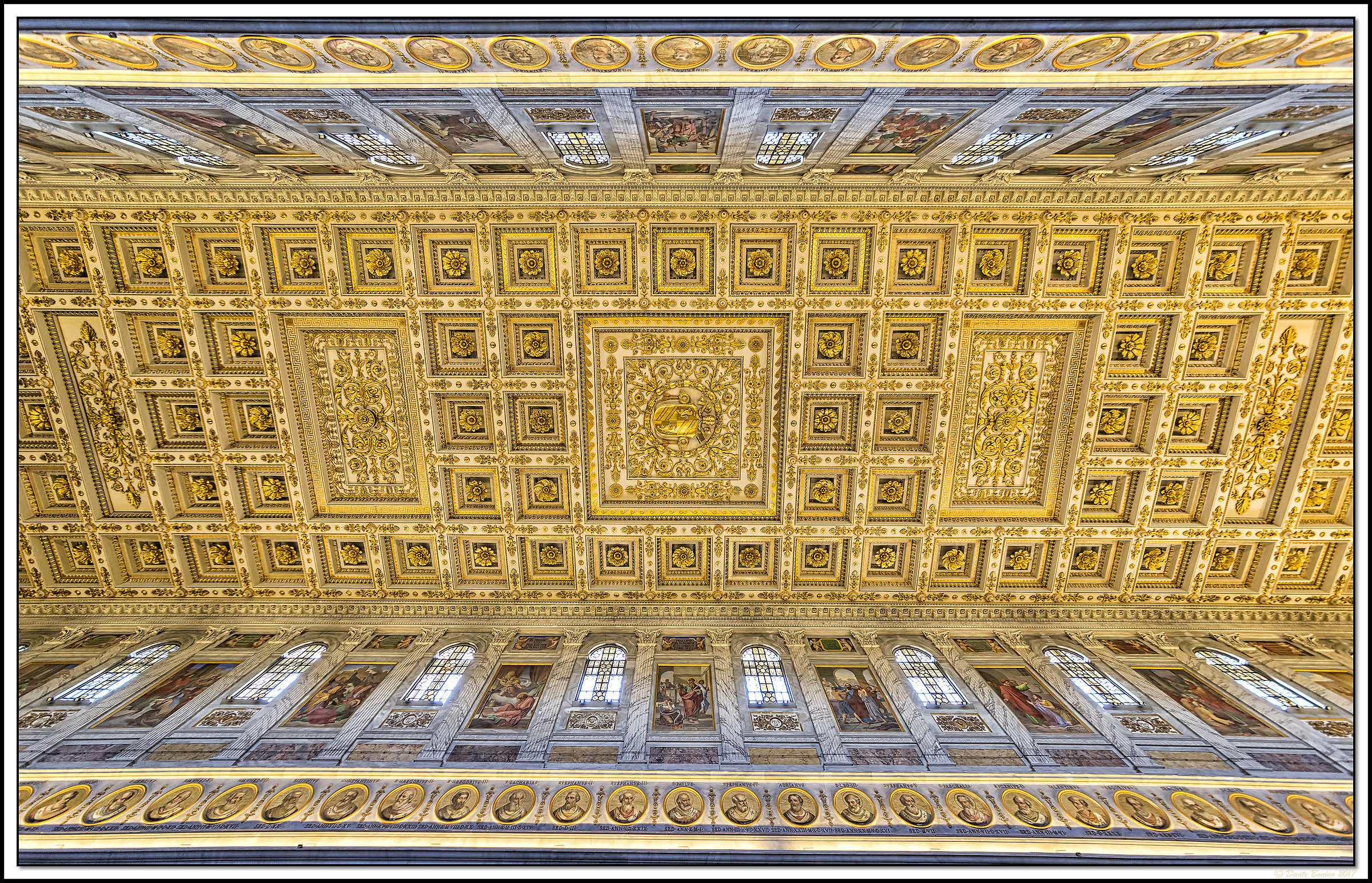 Soffitto della Basilica di San Paolo fuori le mura
