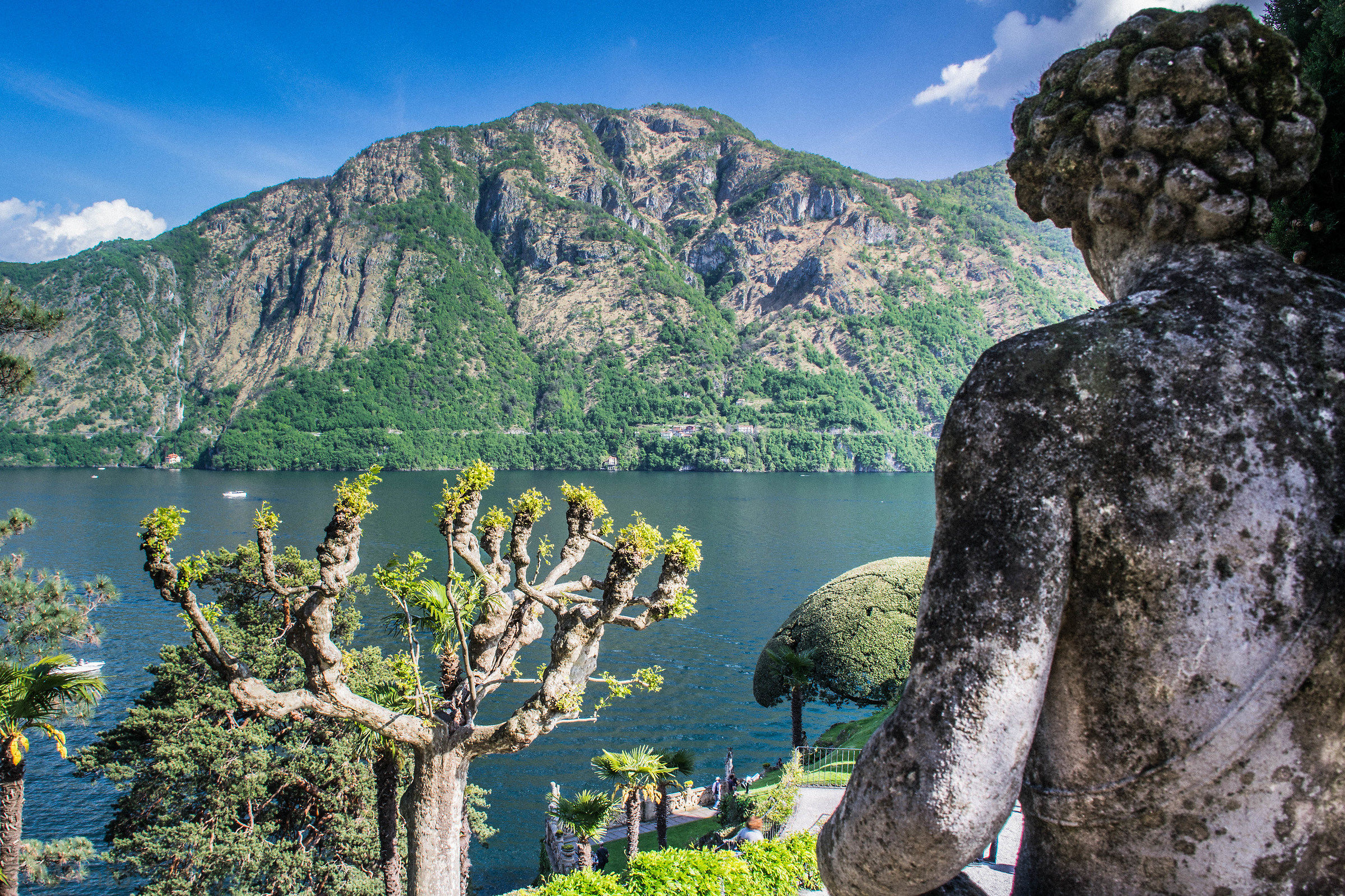 Dall'alto di villa Balbianello