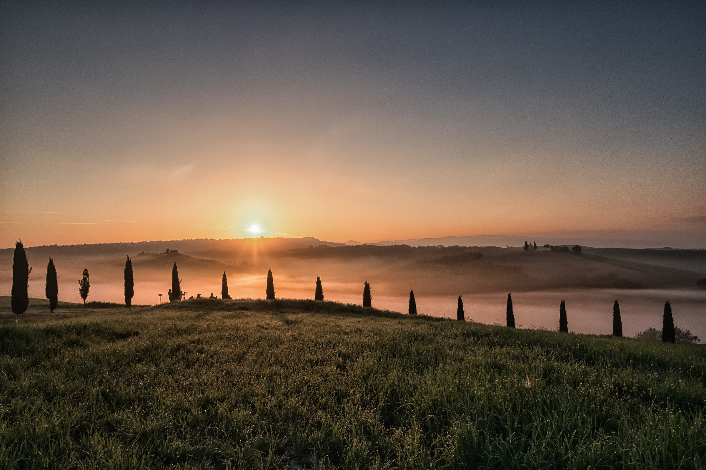 Sunrise in Val d'Orcia