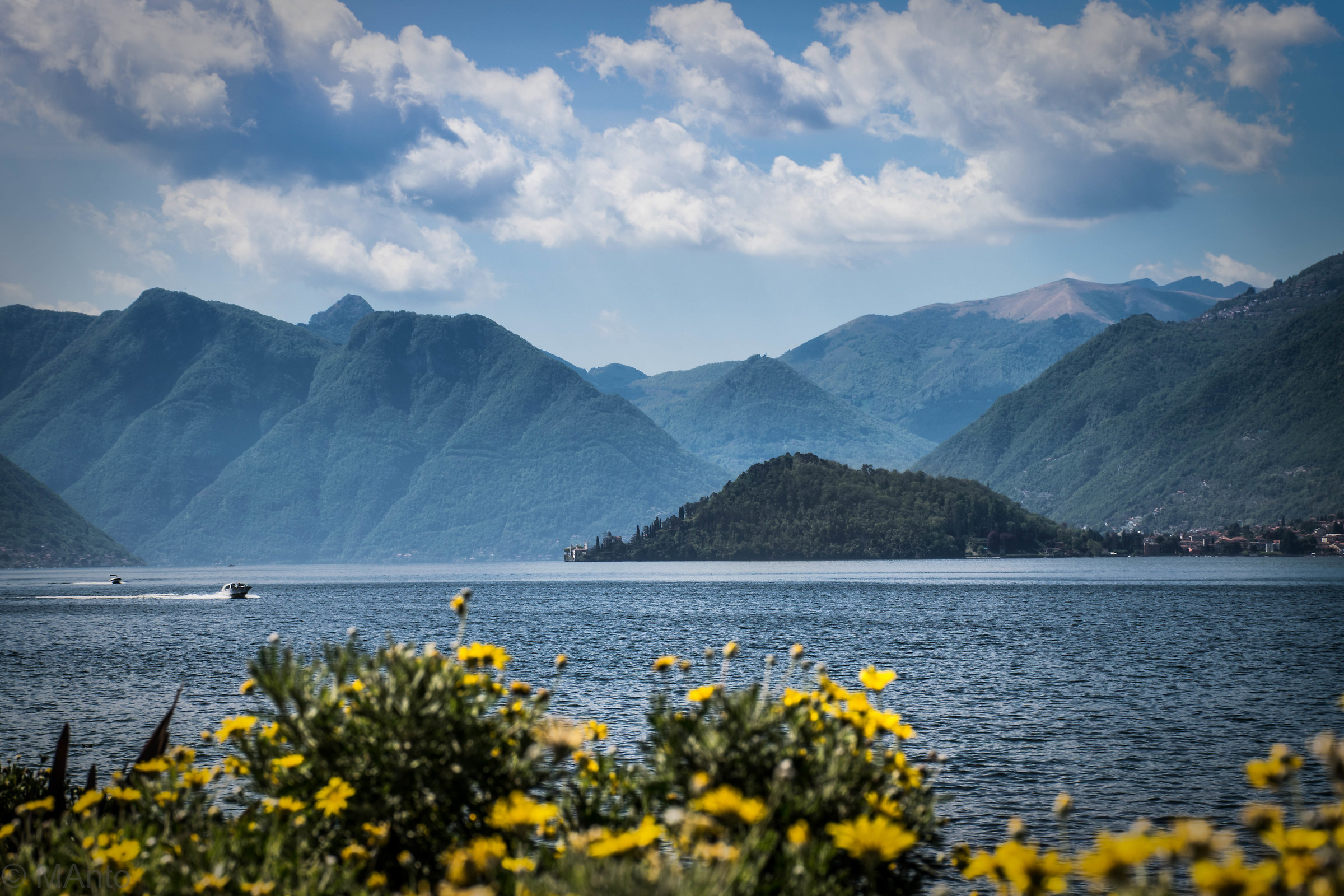 Guardando il lago da Bellagio