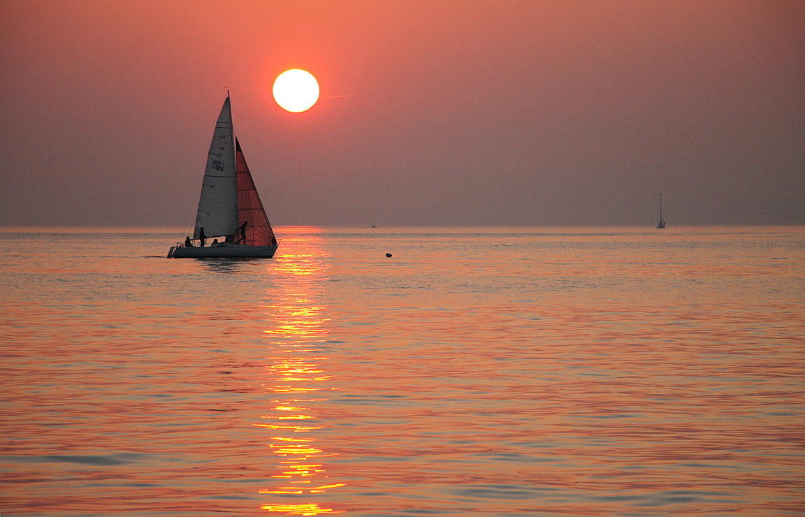 Relaxing atmosphere on Garda