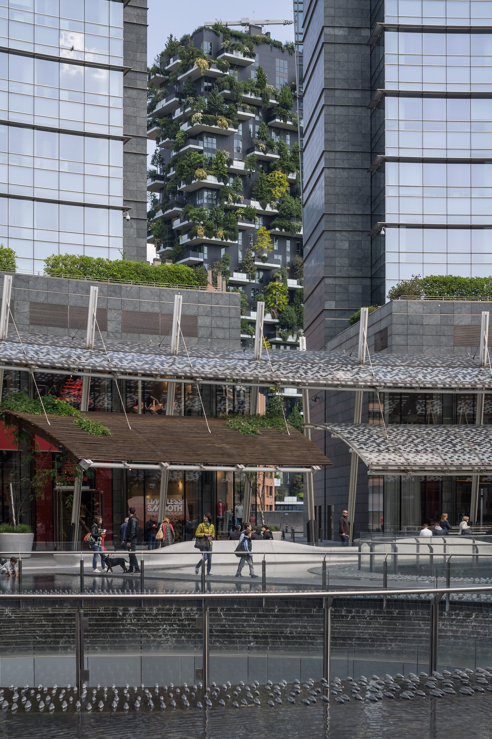 Vertical Forest seen from Piazza Gae Aulenti
