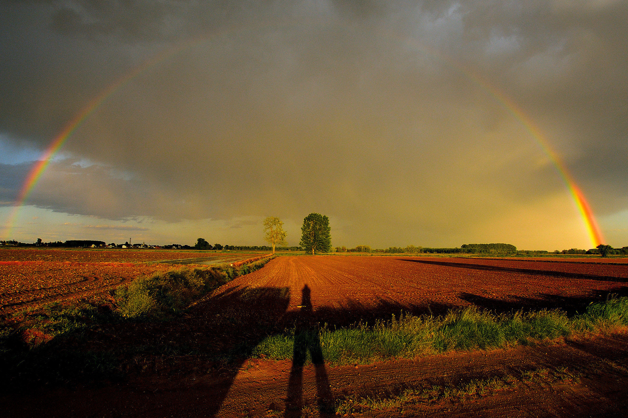 The most beautiful moment after the thunderstorm