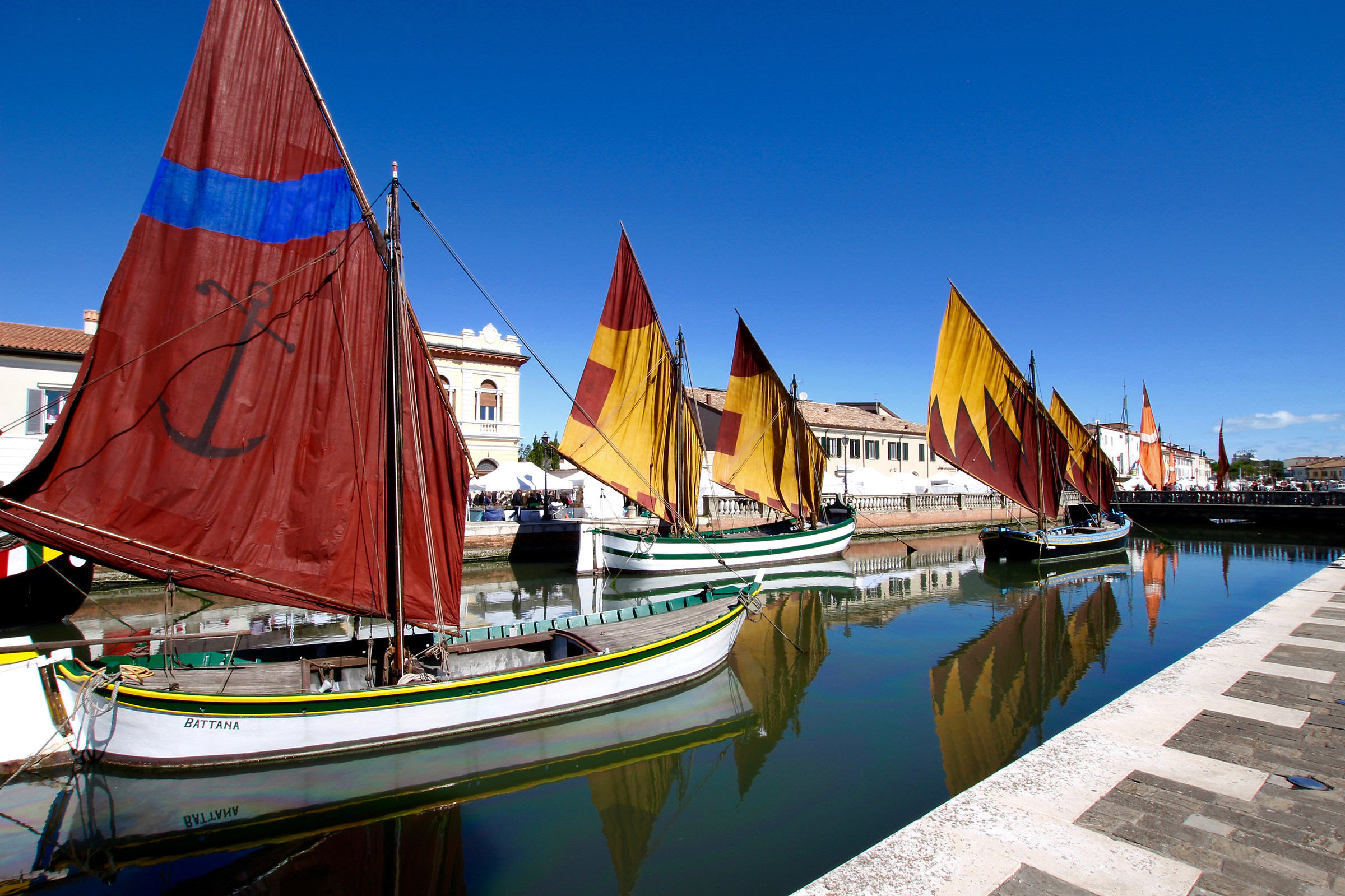 Cesenatico: canal harbor