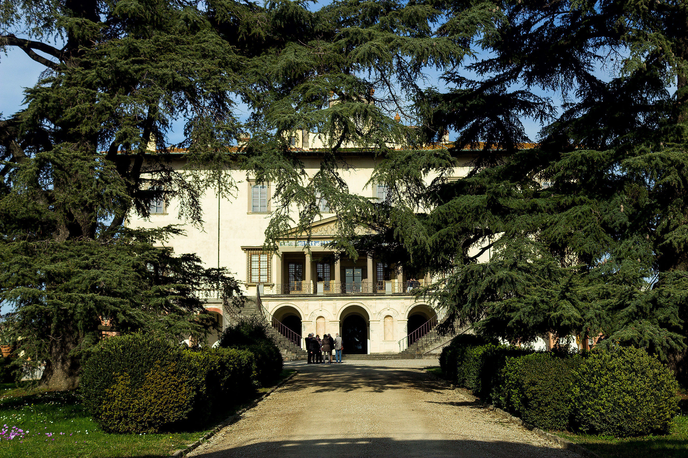 Medici villa with cocoon